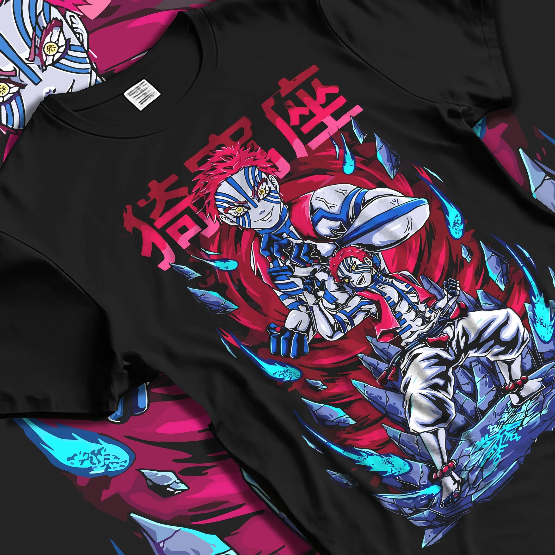 Akaza Upper Rank Demon Slayer Kimetsu no Yaiba Anime Hoodie - Image 6