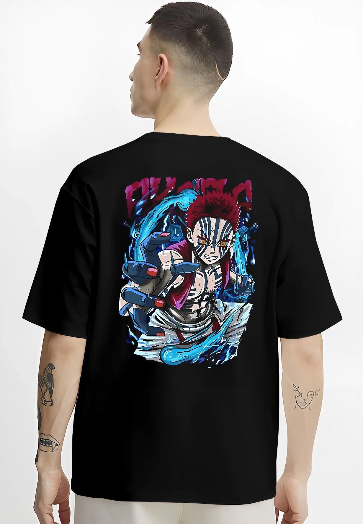 Akaza Upper Moon Three Demon Slayer Hoodie - Image 4