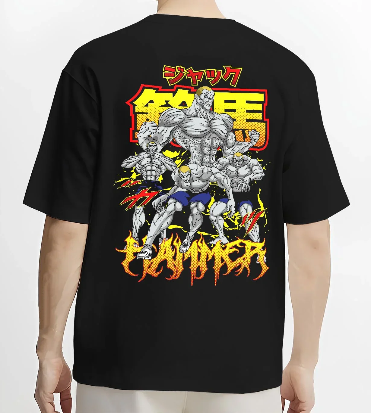 Baki Hoodie Hanma Jack Fierce Fighting Spirit Jumper - Image 4