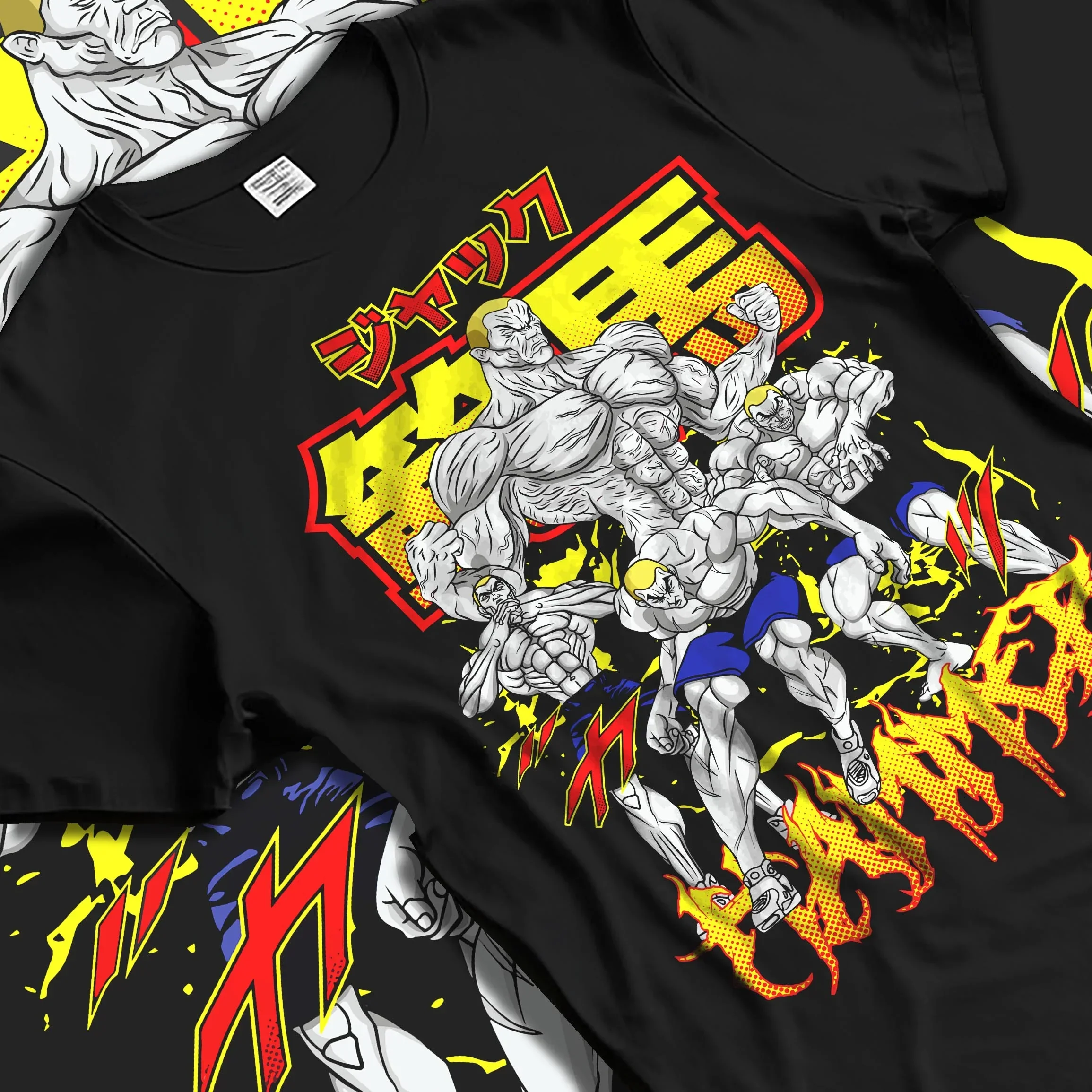 Baki Hoodie Hanma Jack Fierce Fighting Spirit Jumper - Image 5