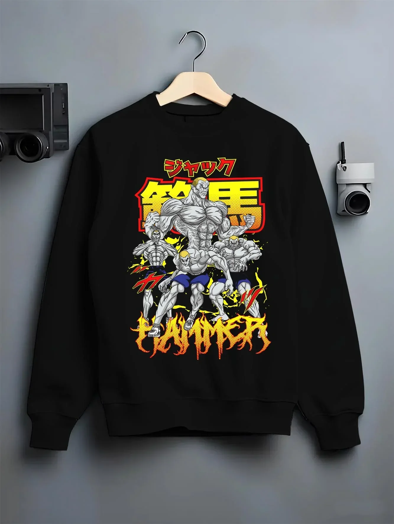 Baki Hoodie Hanma Jack Fierce Fighting Spirit Jumper - Image 6