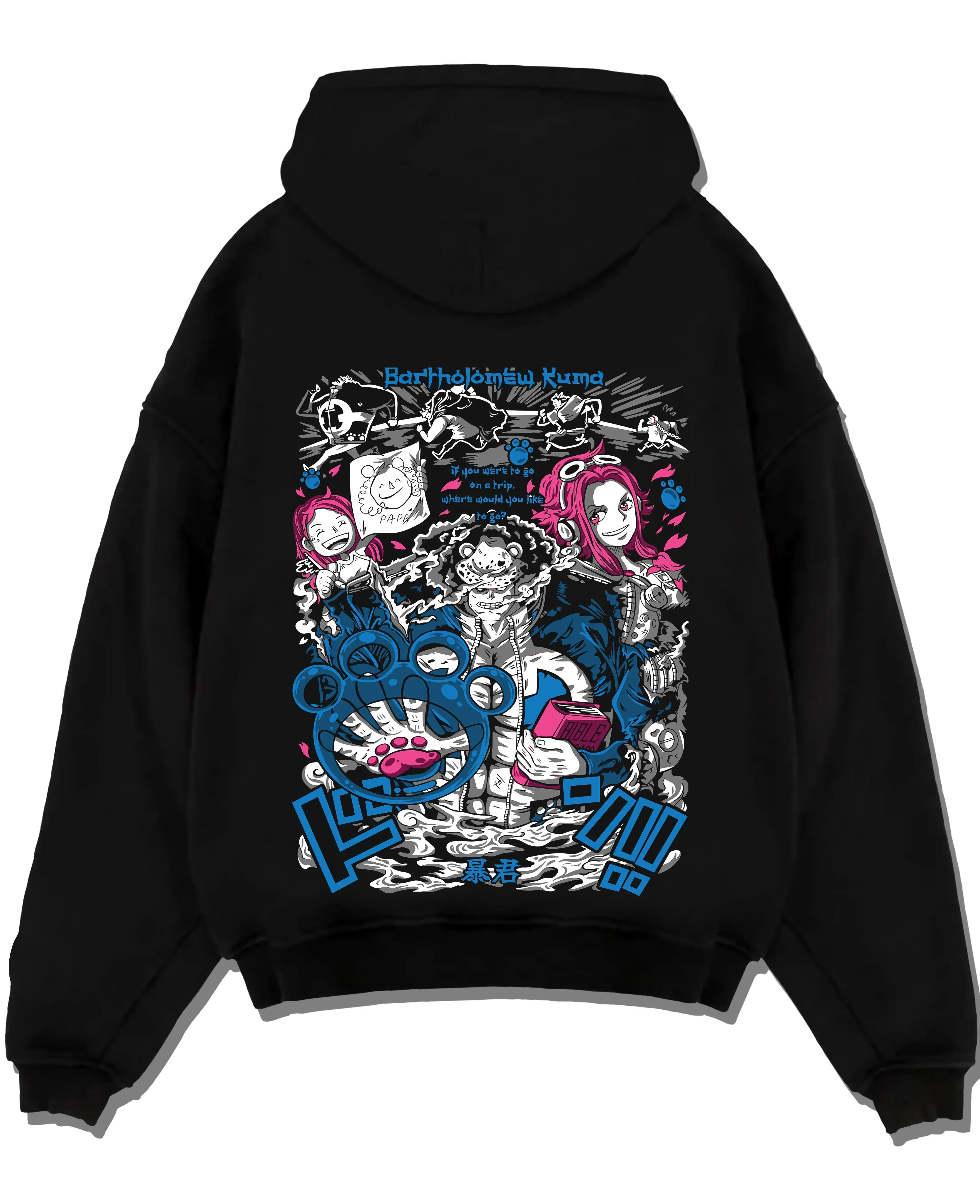 Bartholomew Kuma Hoodie One Piece Warlord