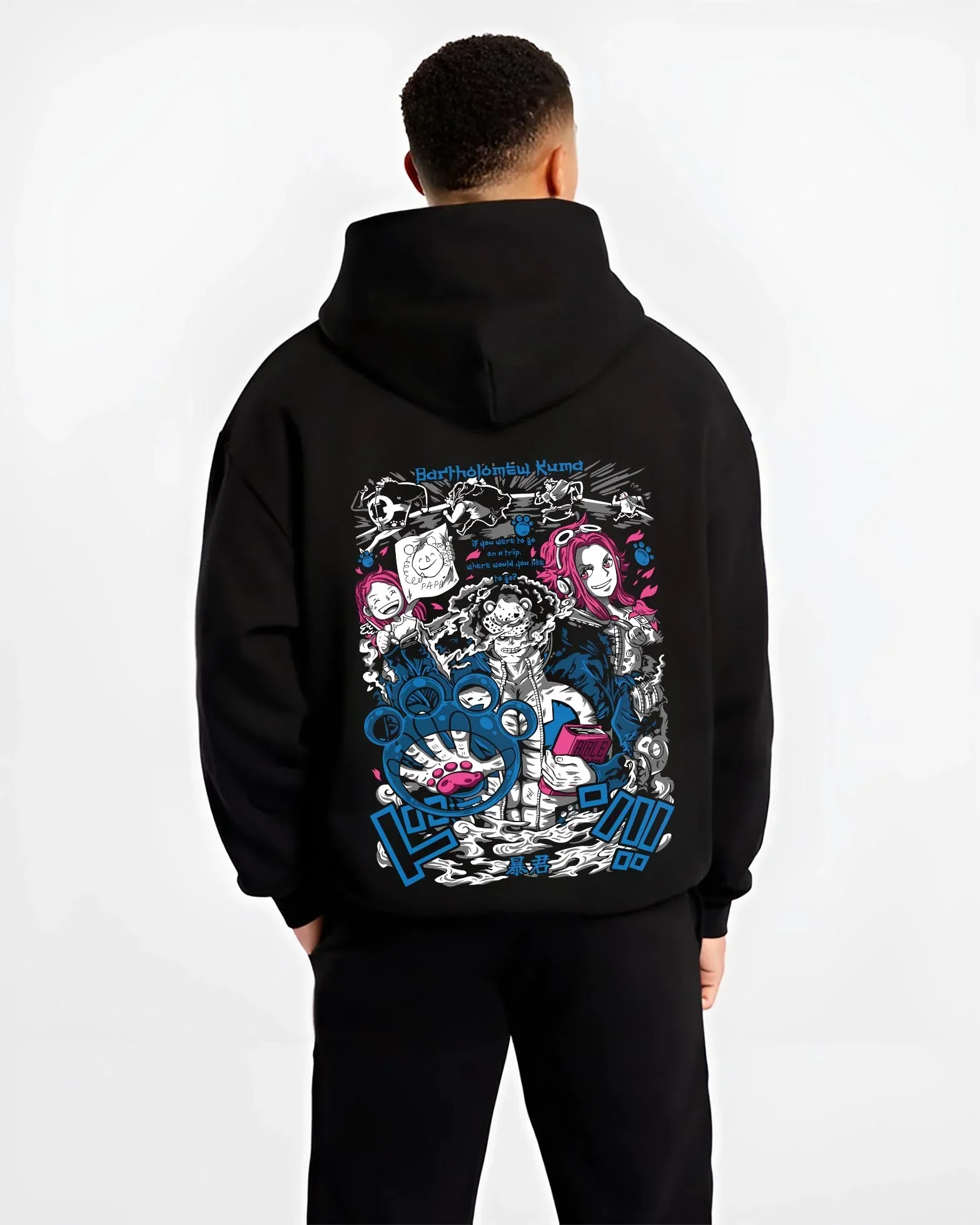 Bartholomew Kuma Hoodie One Piece Warlord - Image 2