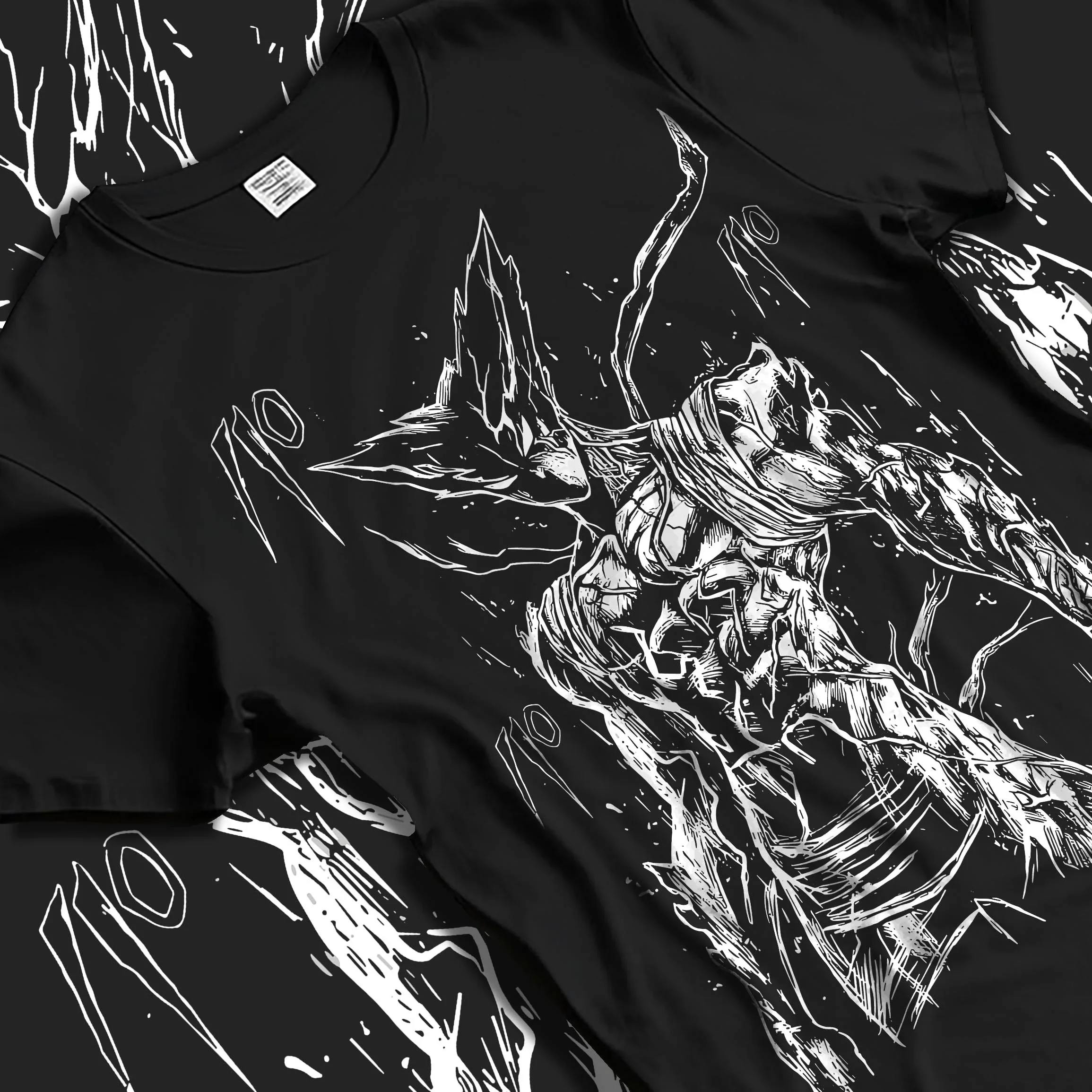 Bleach Hoodie Hollow Ichigo Silver Form Jumper - Image 5