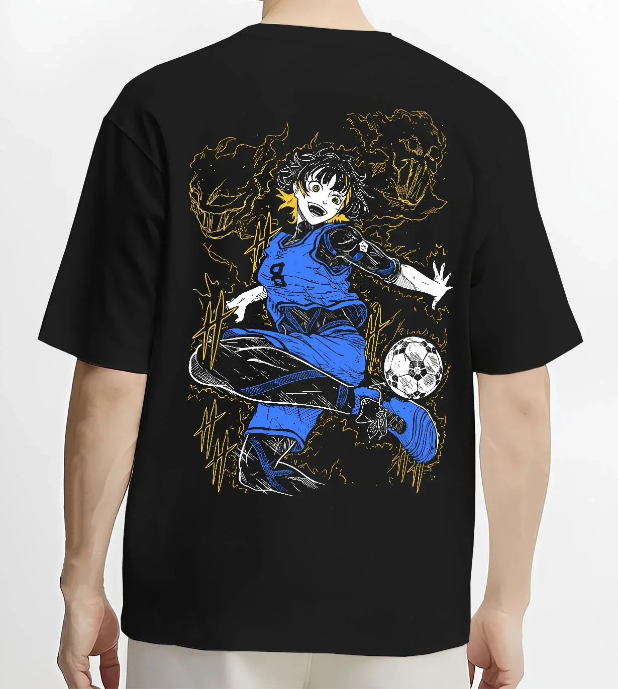 Blue Lock Bachira Hoodie Dynamic Soccer Striker Jumper - Image 4