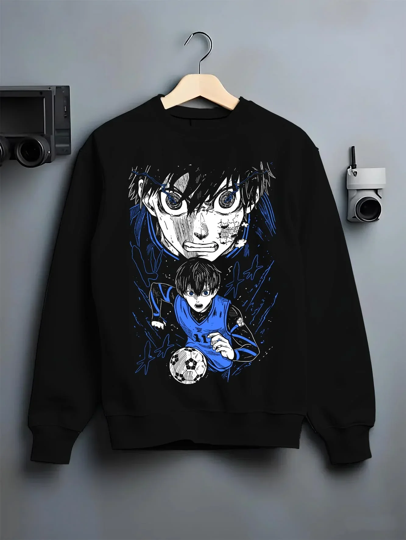 Blue Lock Hoodie Isagi Yoichi Intense Stare Jumper - Image 6