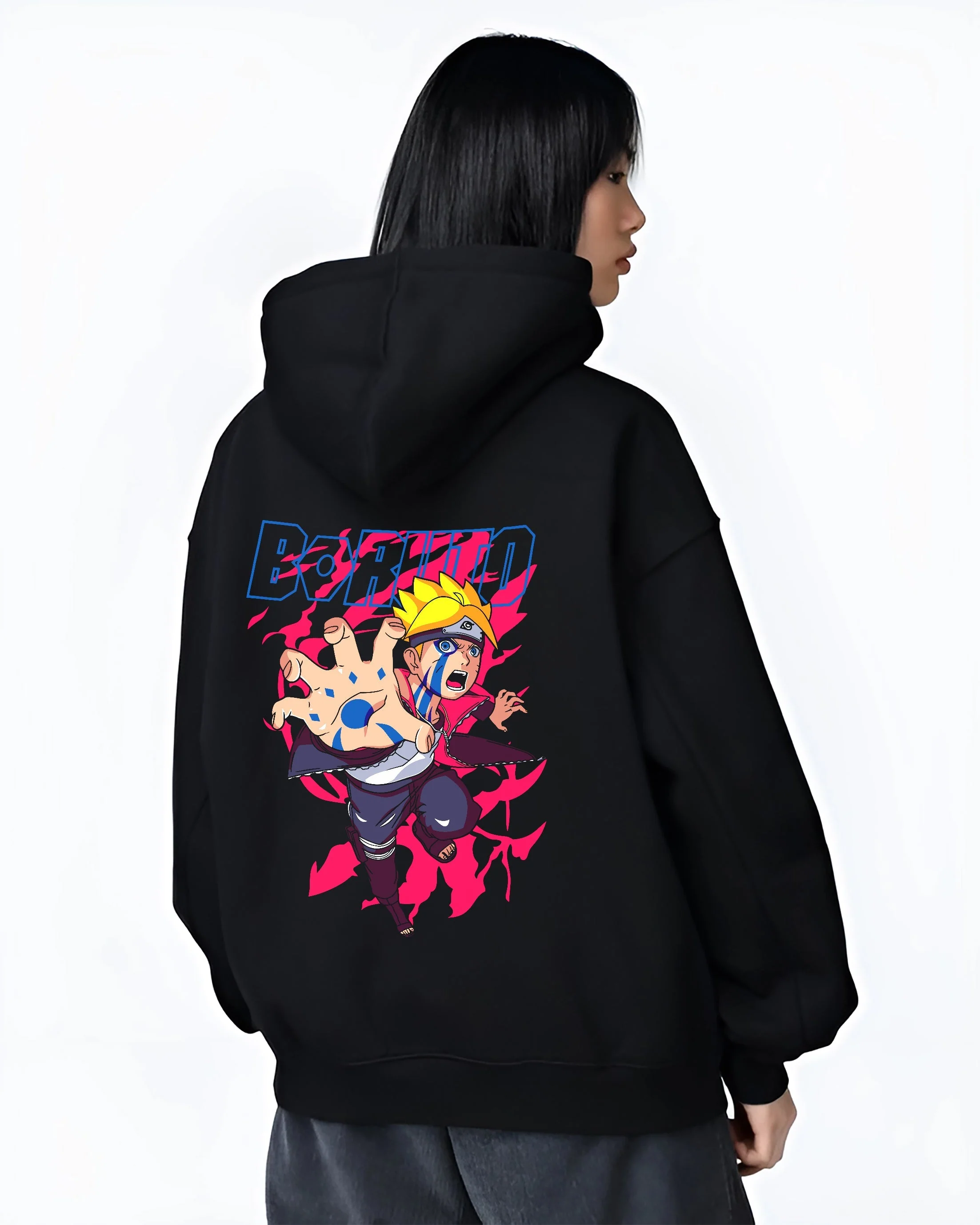 Boruto Uzumaki Jogan Boruto: Naruto Next Generations Hoodie - Image 3