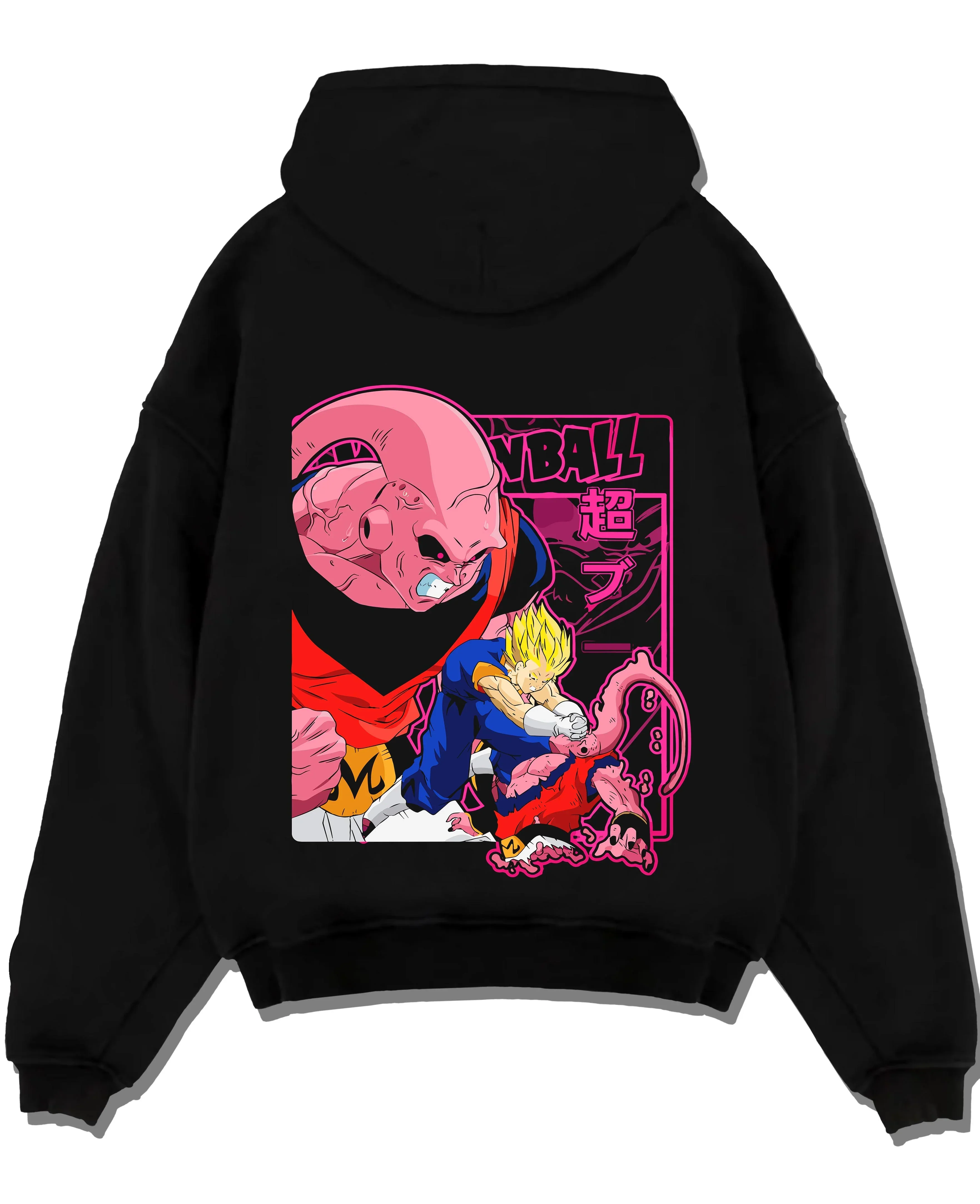 Majin Buu Dragon Ball Z Hoodie Evil Form Villain Rage