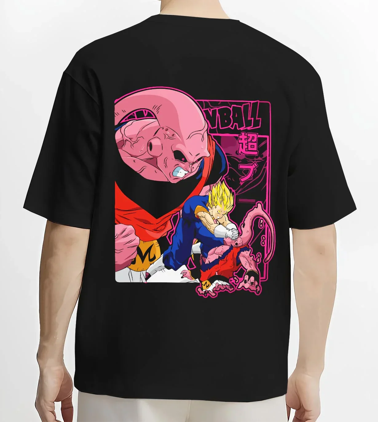 Majin Buu Dragon Ball Z Hoodie Evil Form Villain Rage - Image 4