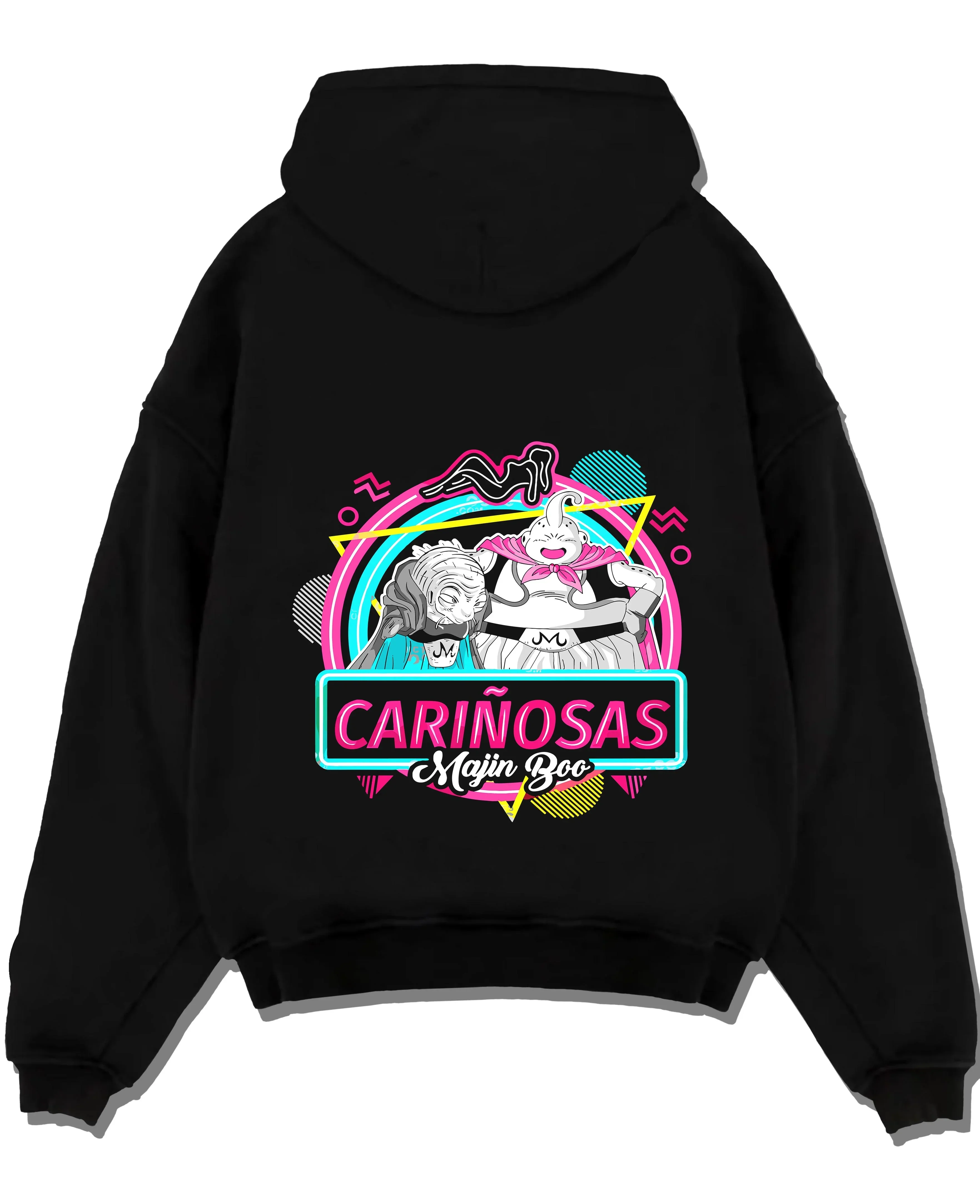 Majin Buu Dragon Ball Z Hoodie Neon Battle Aura Style
