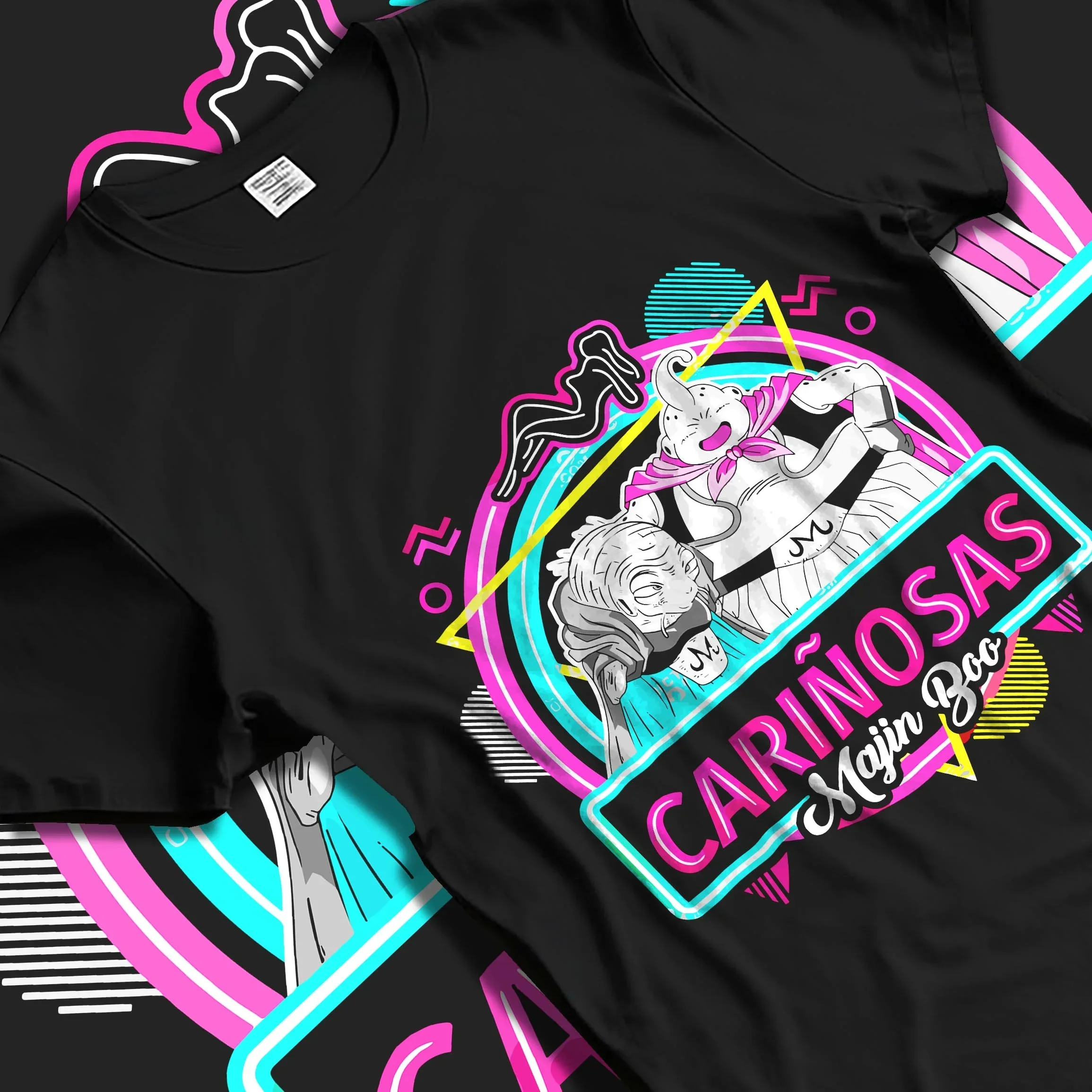 Majin Buu Dragon Ball Z Hoodie Neon Battle Aura Style - Image 5