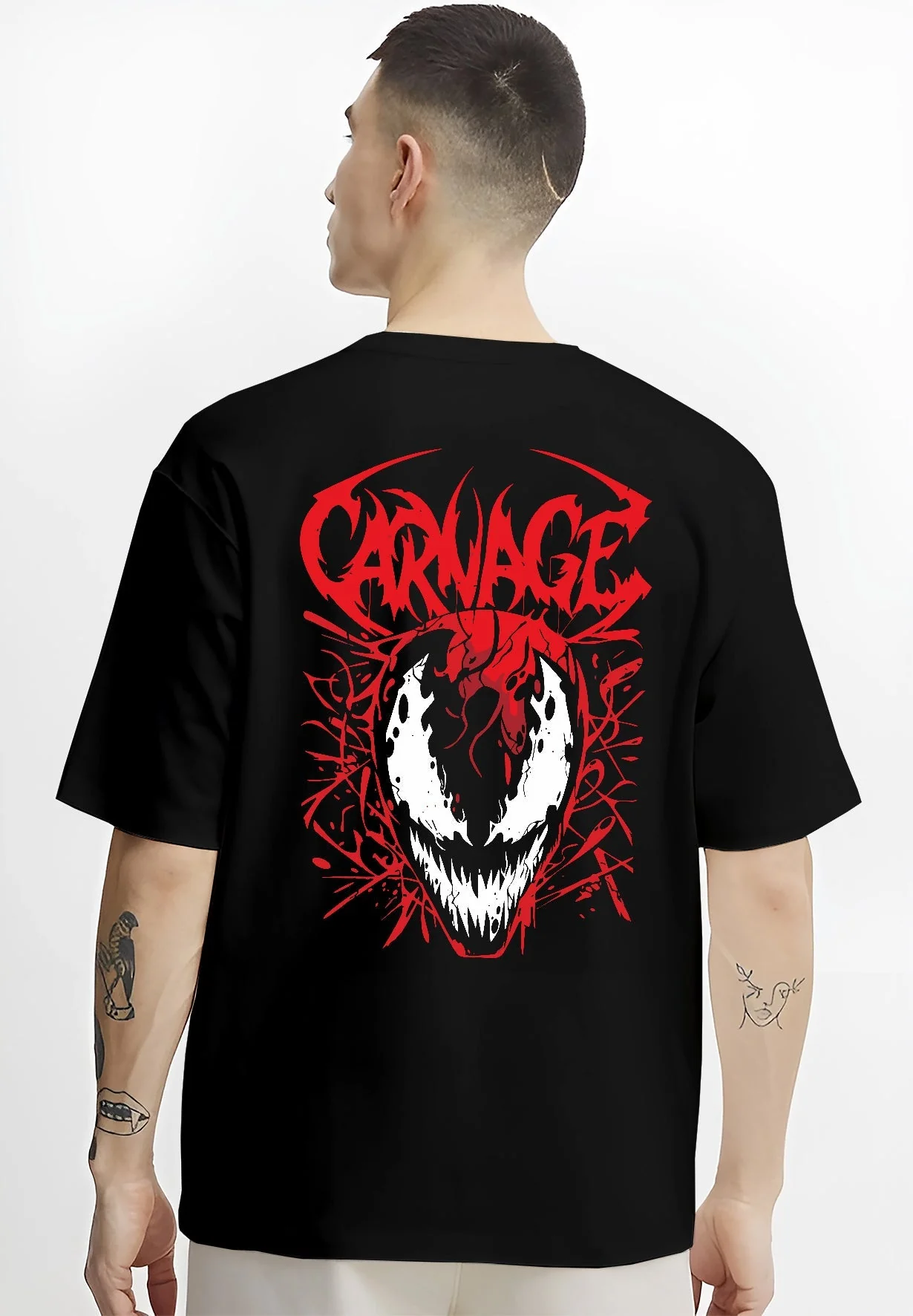 Carnage Marvel Comics Red Symbiote Venomverse Hoodie - Image 4