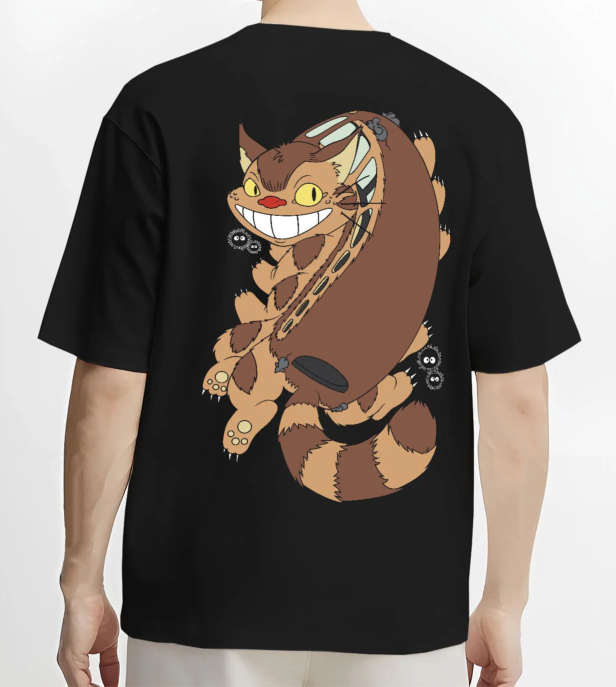 Catbus My Neighbour Totoro Studio Ghibli Retro Hoodie - Image 4