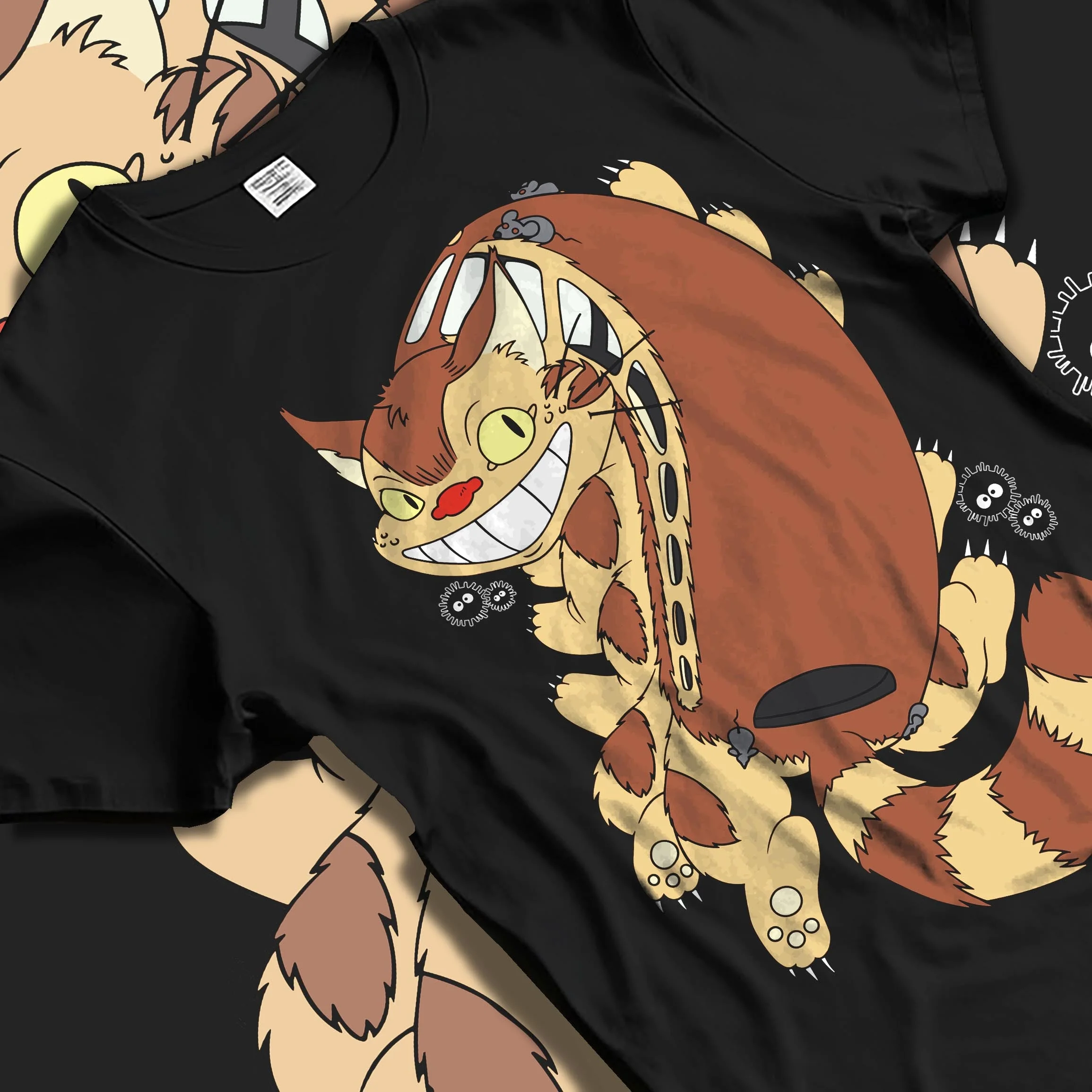 Catbus My Neighbour Totoro Studio Ghibli Retro Hoodie - Image 5