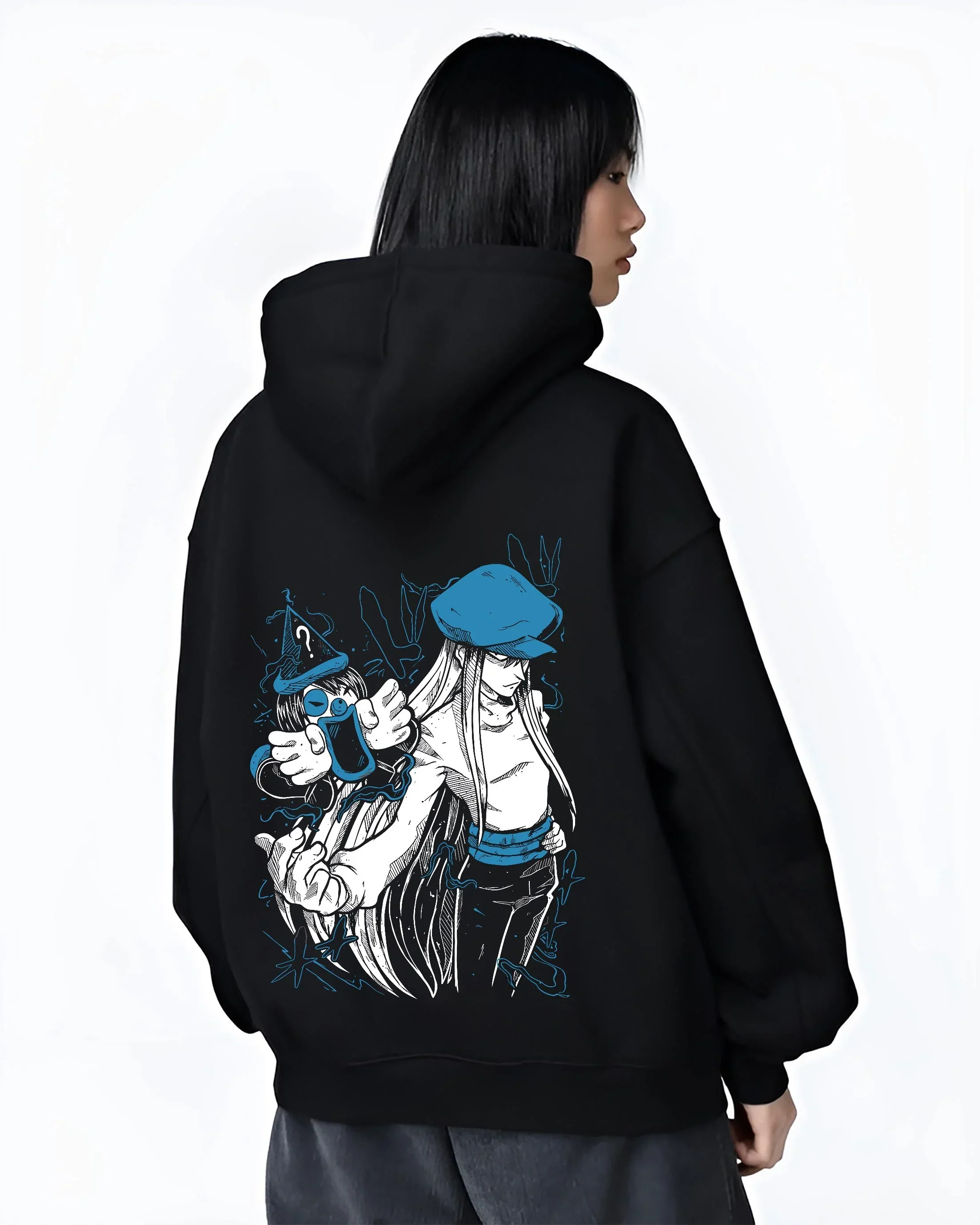 Chrollo Hunter x Hunter Hoodie Lucifer Dark Aura Form - Image 3