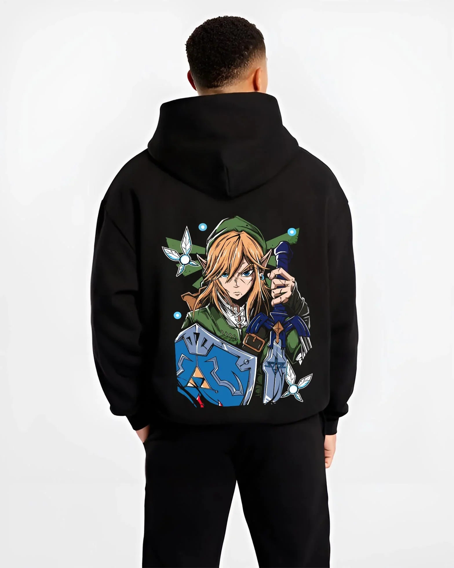 Demon Slayer Douma Eye Mask Hoodie Upper Moon - Image 2