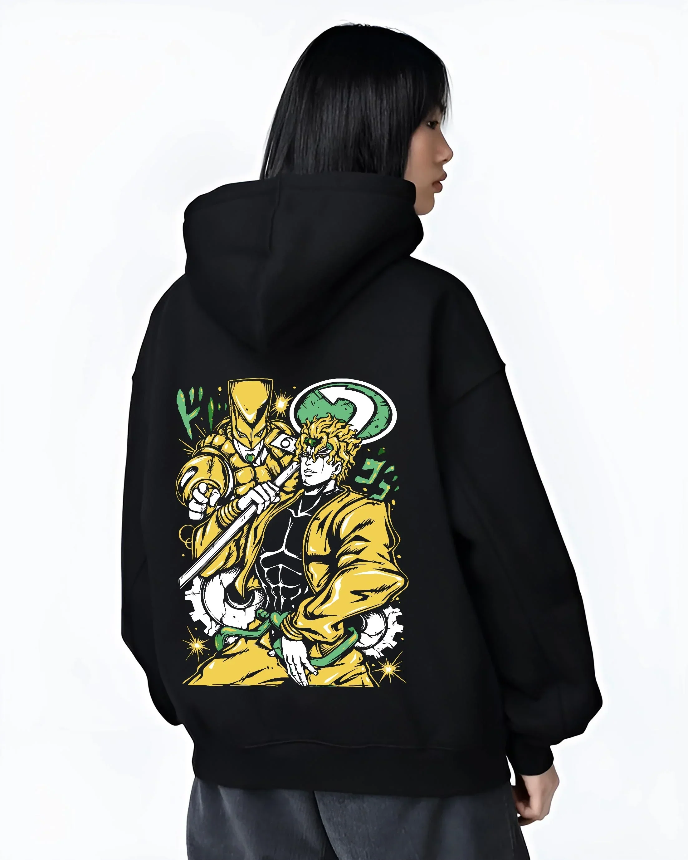 Dio Brando Hoodie JoJo’s Bizarre Adventure Stardust Battle - Image 3