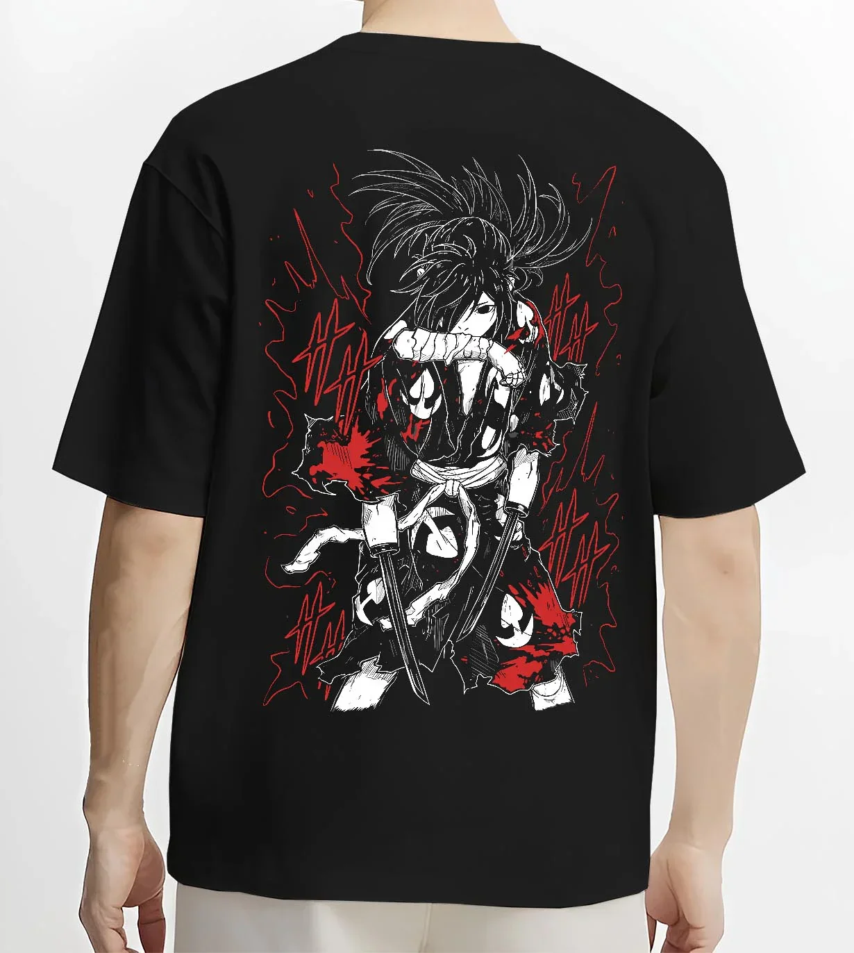 Dororo Hoodie Hyakkimaru Sword Fighter Jumper - Image 4