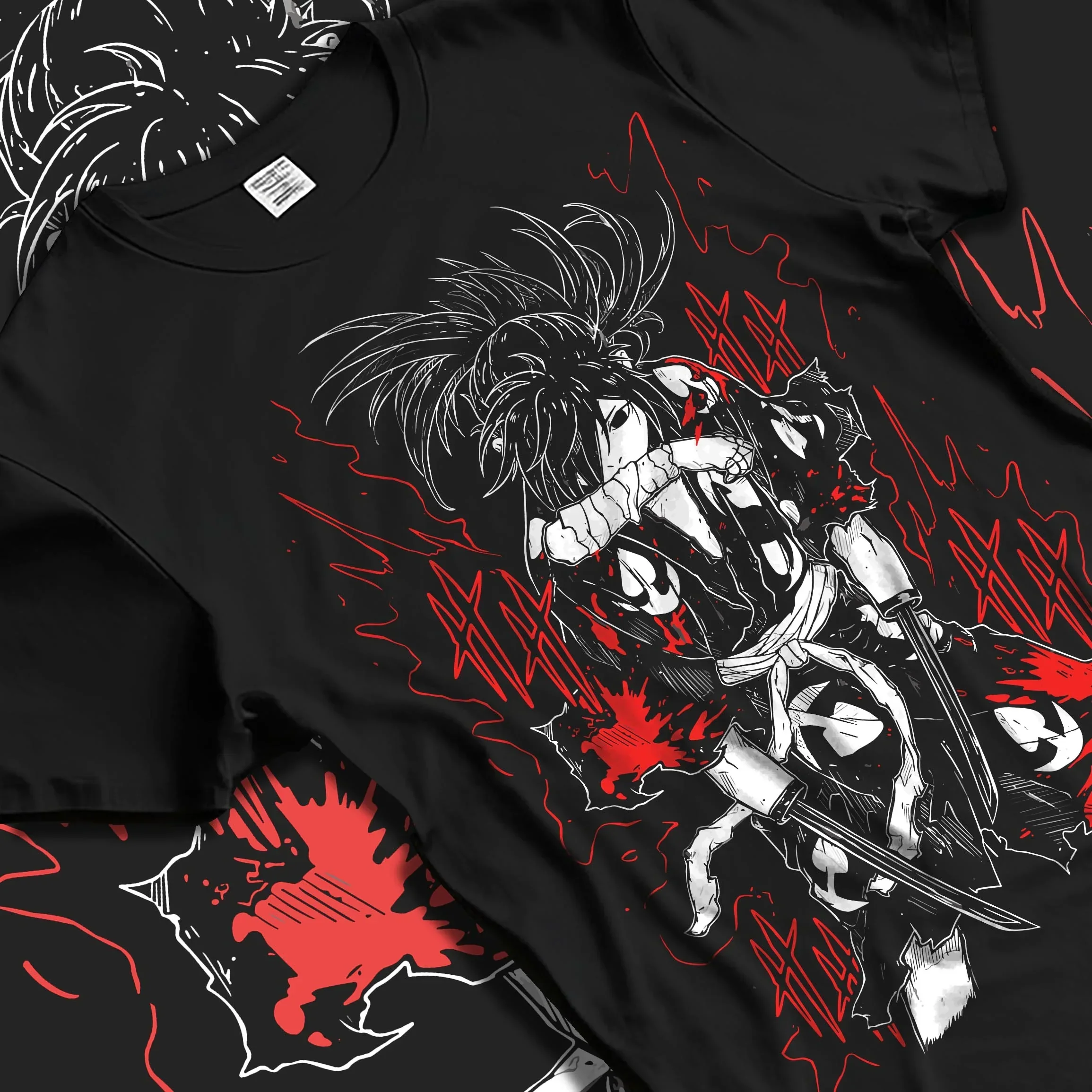 Dororo Hoodie Hyakkimaru Sword Fighter Jumper - Image 5