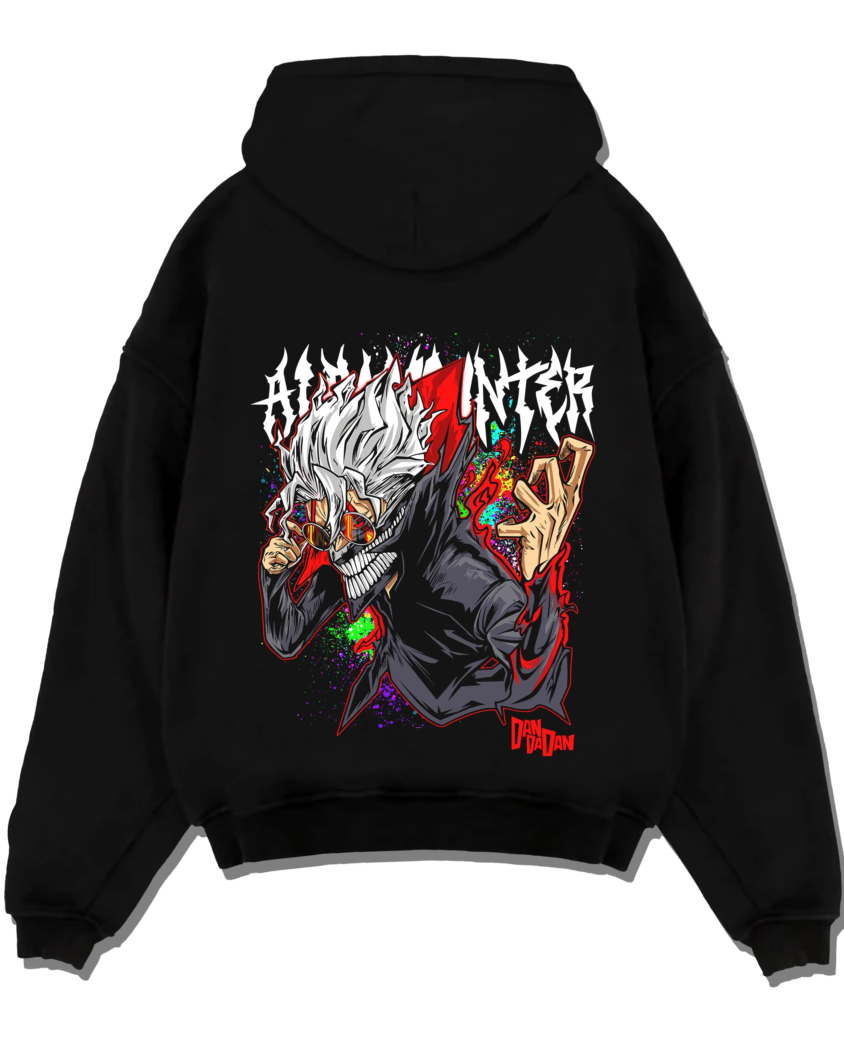 Evil Spirit Hoodie Dandadan Horror Monster Scene