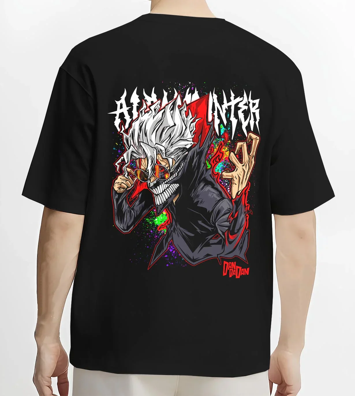Evil Spirit Hoodie Dandadan Horror Monster Scene - Image 4