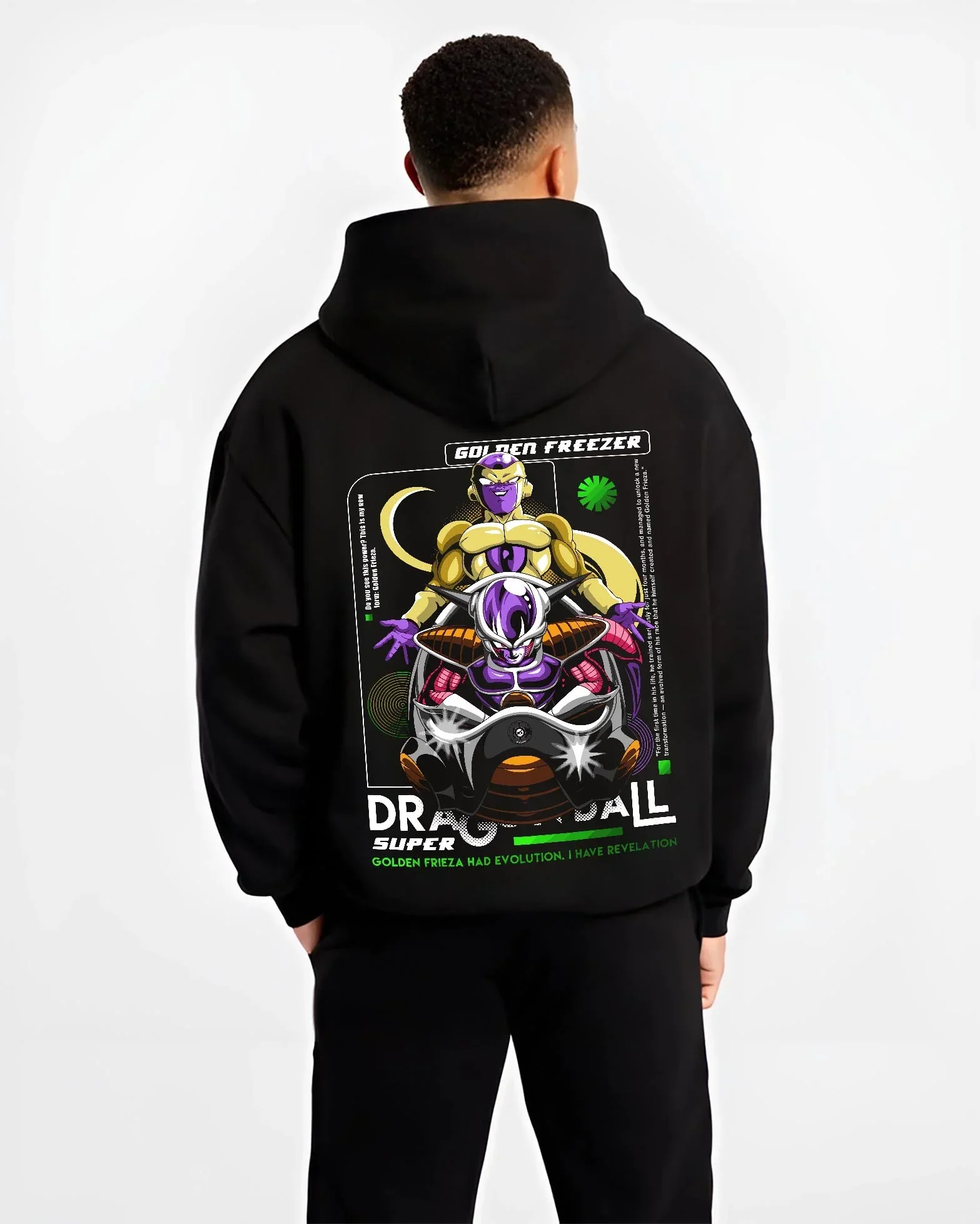 Frieza Dragon Ball Z Hoodie Golden Final Form Power - Image 2