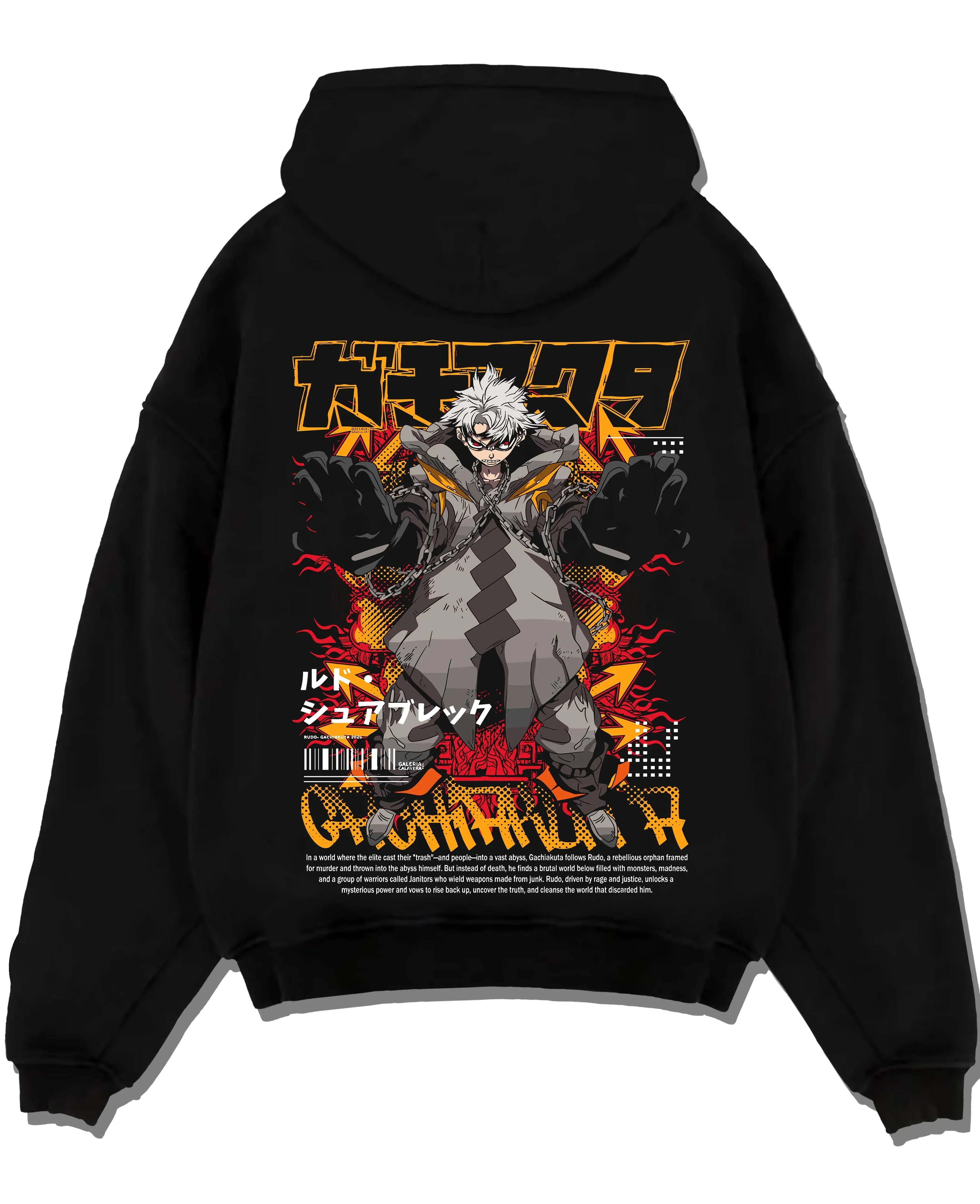 Gachiakuta Hoodie Rasem Dark Aura Jumper