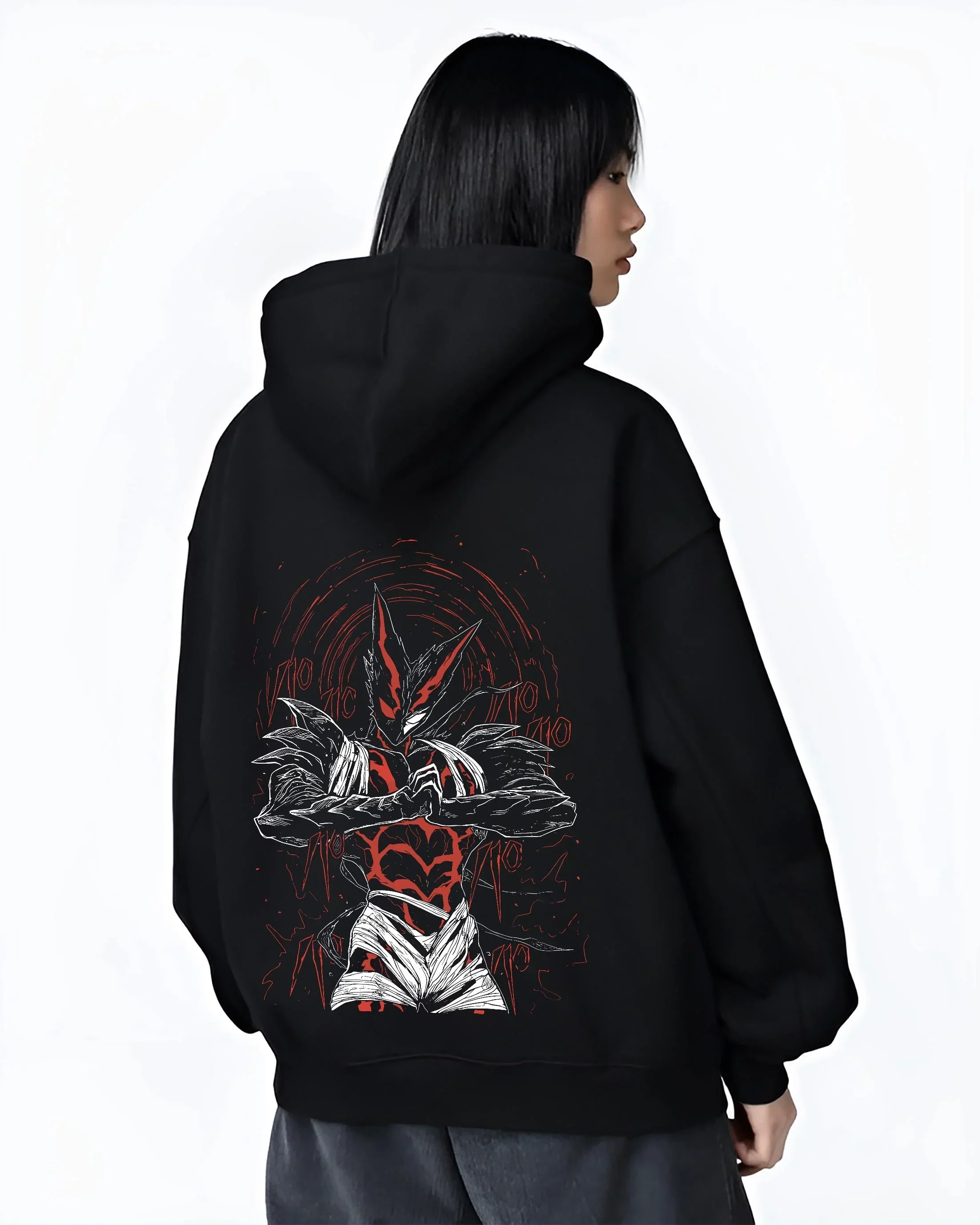 Garou Hoodie One Punch Man Anime Monster Form Battle - Image 3