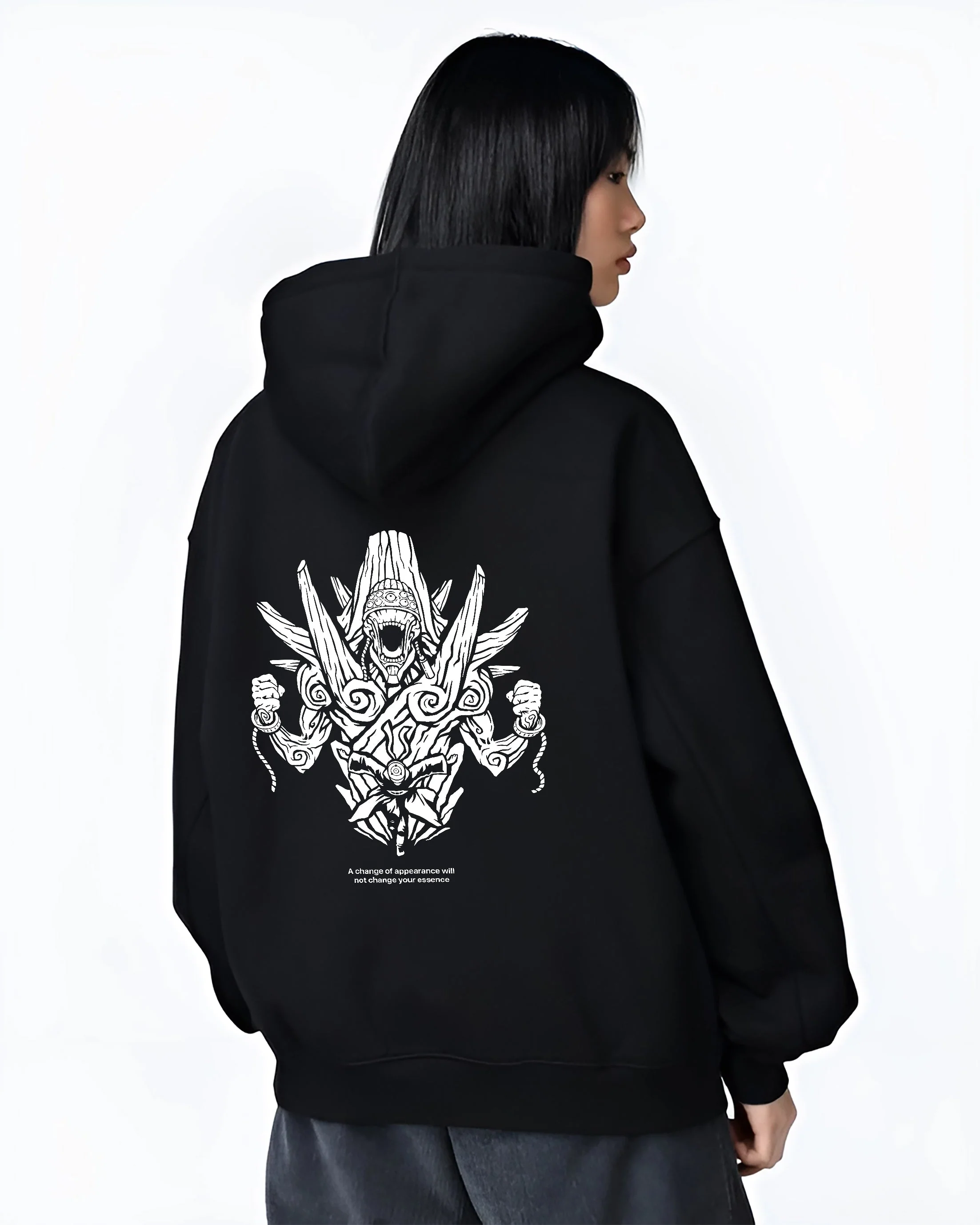 Gedo Mazo Ten-Tails Naruto Shippuden Statue Hoodie - Image 3