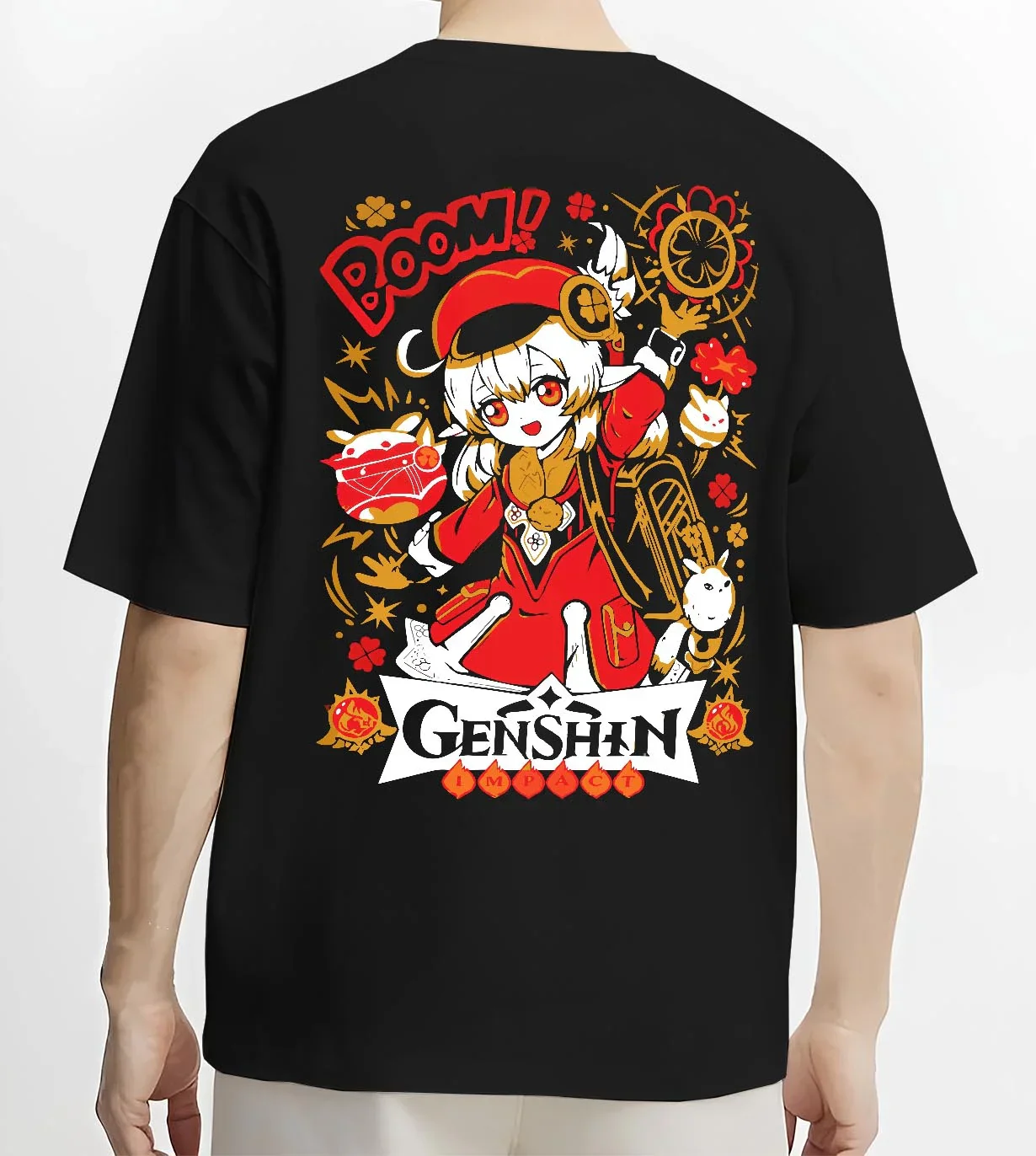 Genshin Impact Hoodie Klee Bombastic Attack Jumper - Image 4