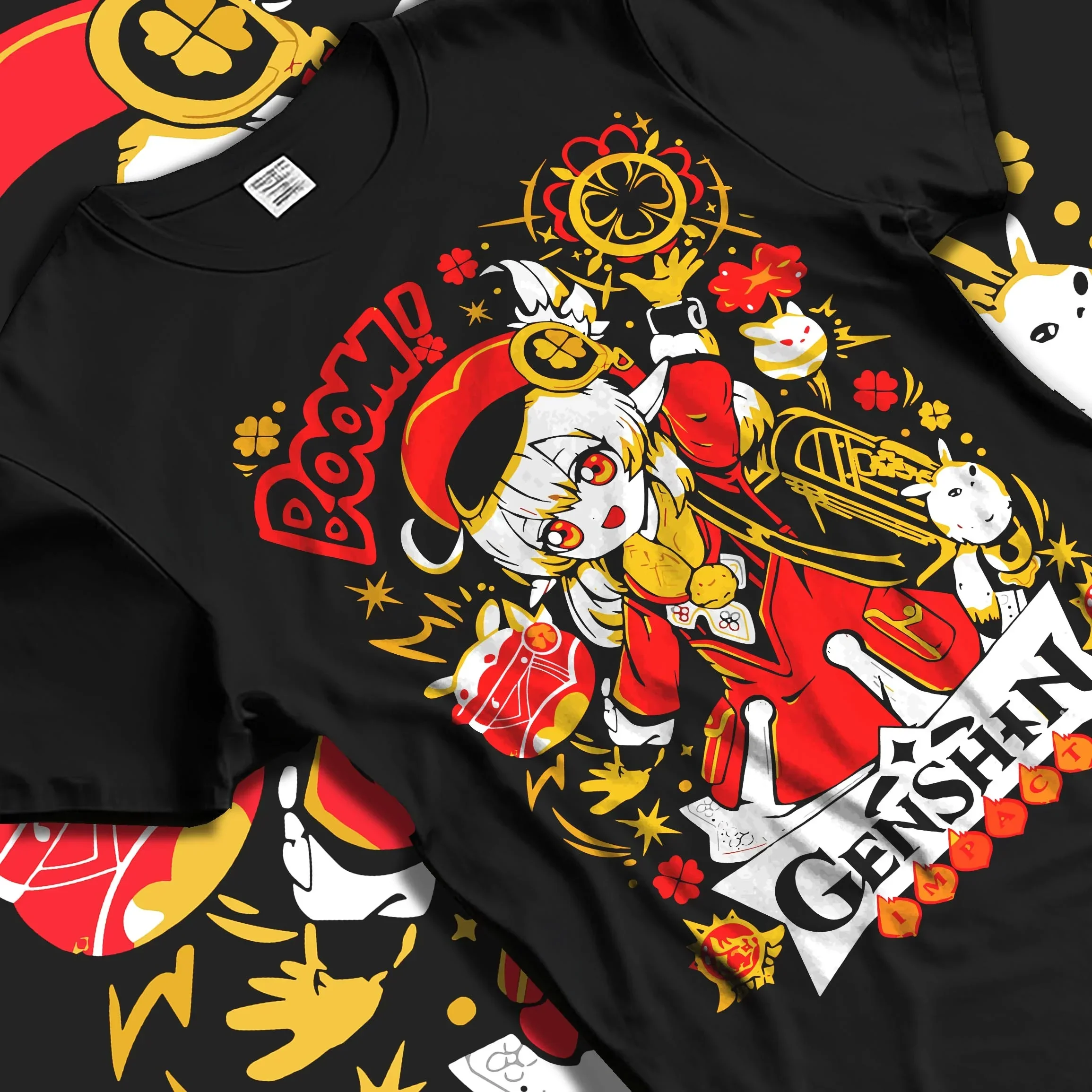 Genshin Impact Hoodie Klee Bombastic Attack Jumper - Image 5