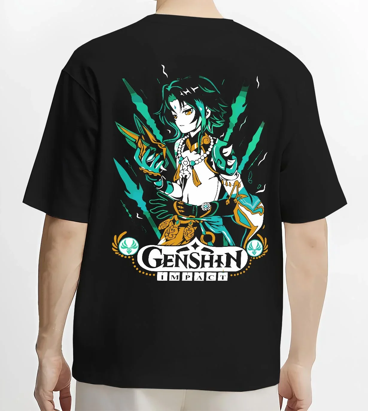 Genshin Impact Hoodie Xiao Luminant Power Jumper - Image 4