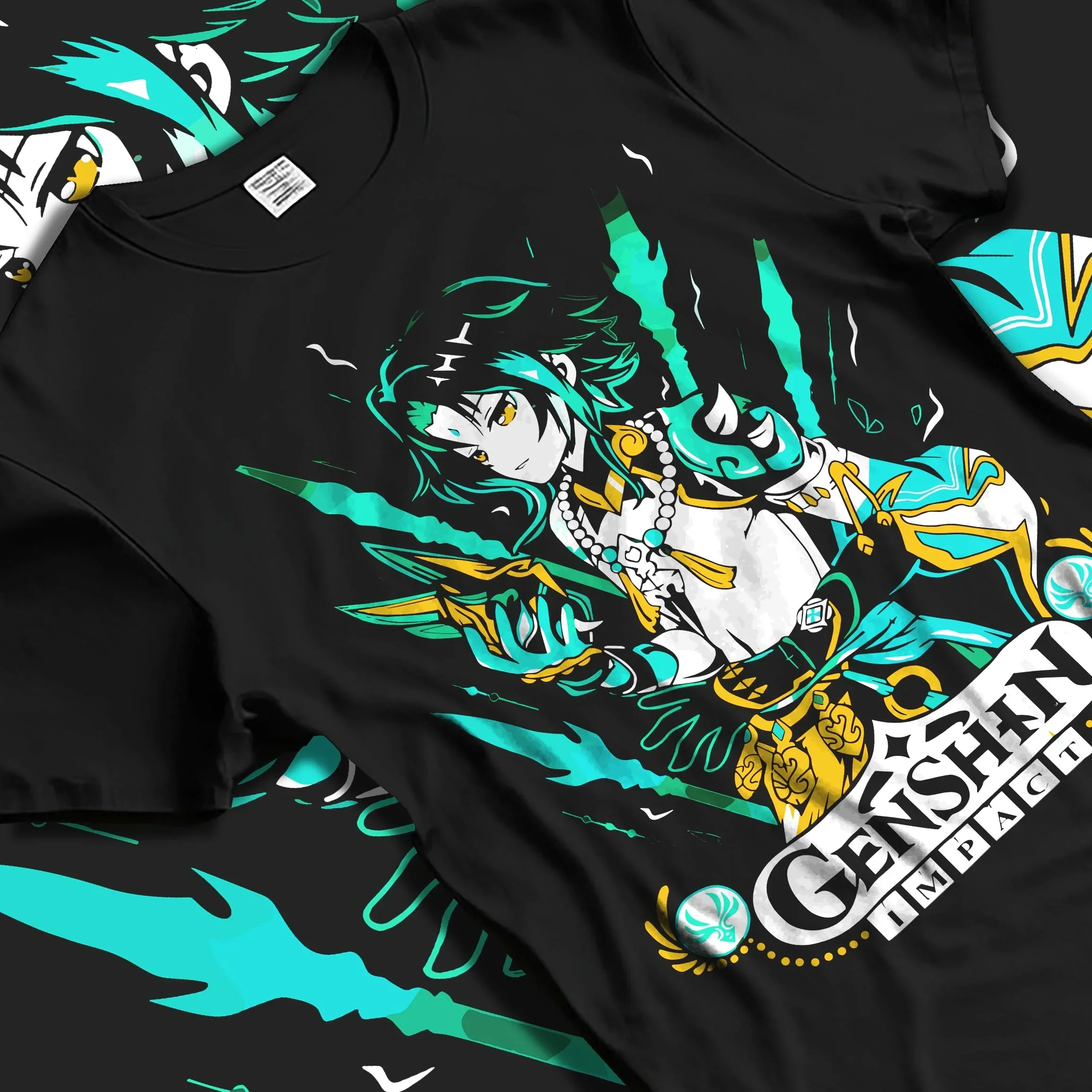 Genshin Impact Hoodie Xiao Luminant Power Jumper - Image 5