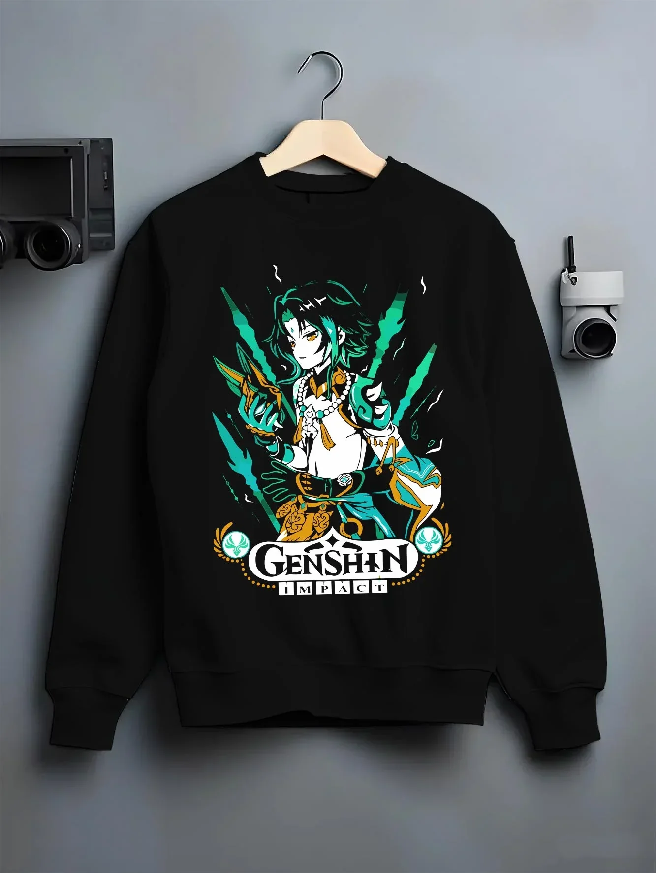 Genshin Impact Hoodie Xiao Luminant Power Jumper - Image 6