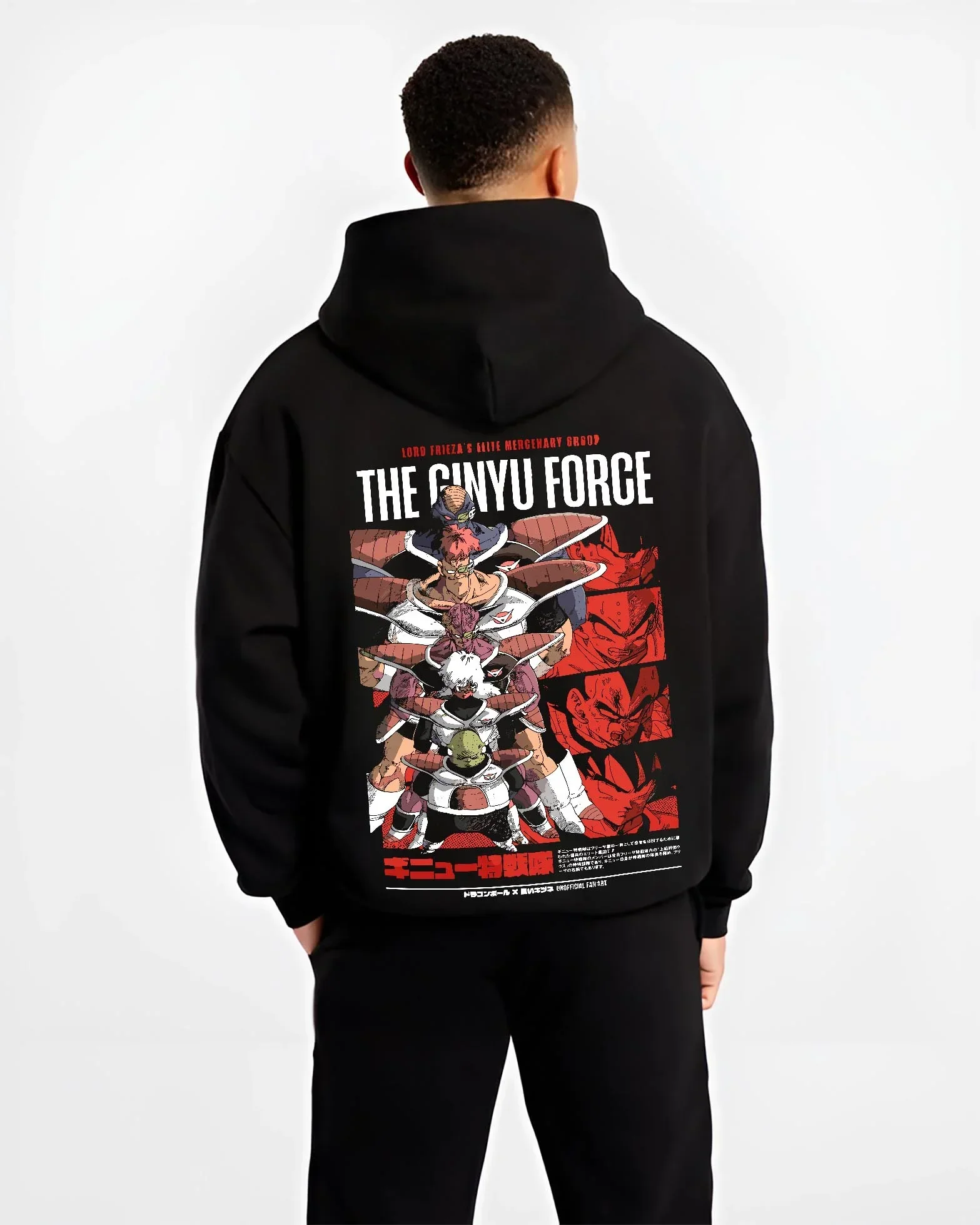 Dragon Ball Z Hoodie Ginyu Force Squad Battle Pose - Image 2