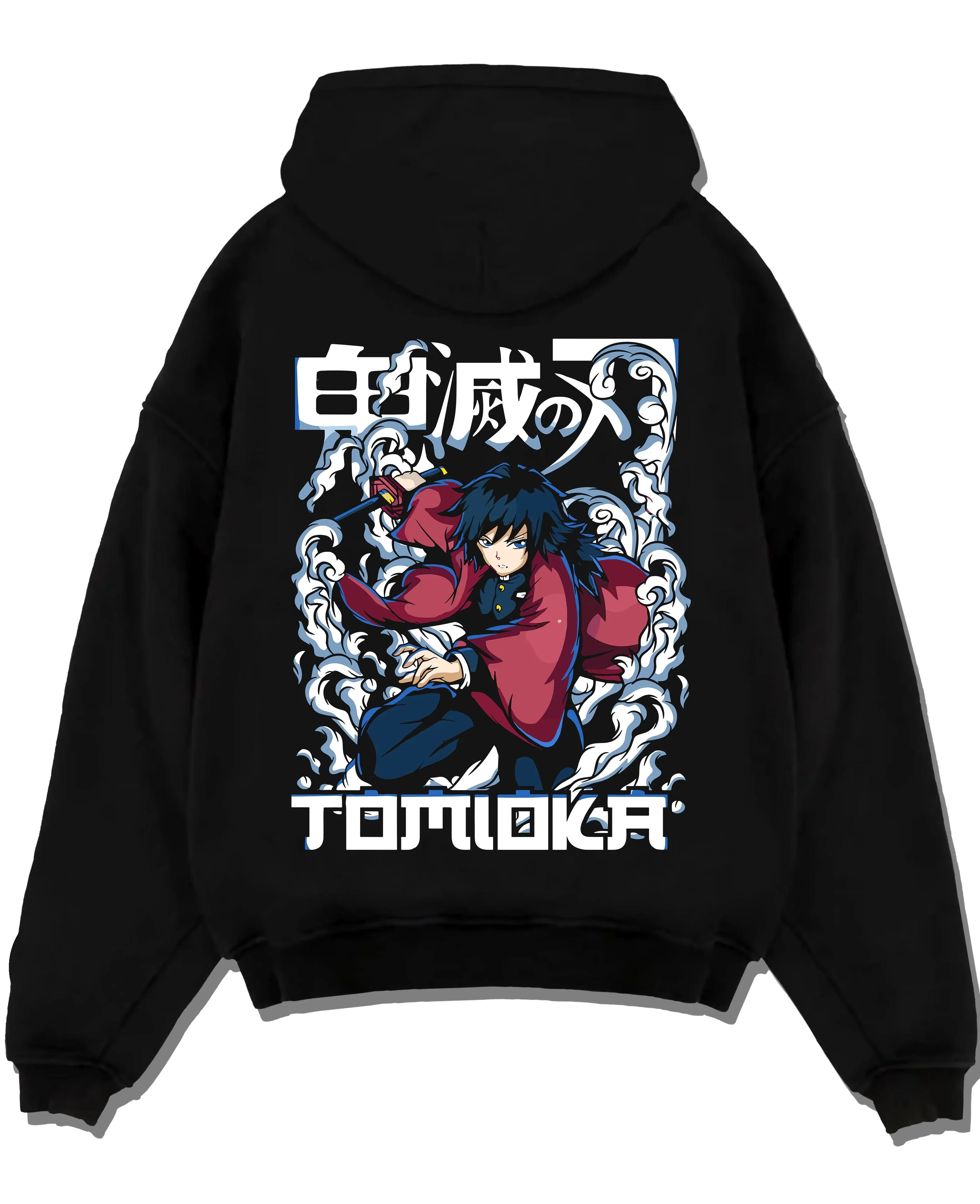 Giyu Tomioka Demon Slayer Hoodie Dynamic Pose