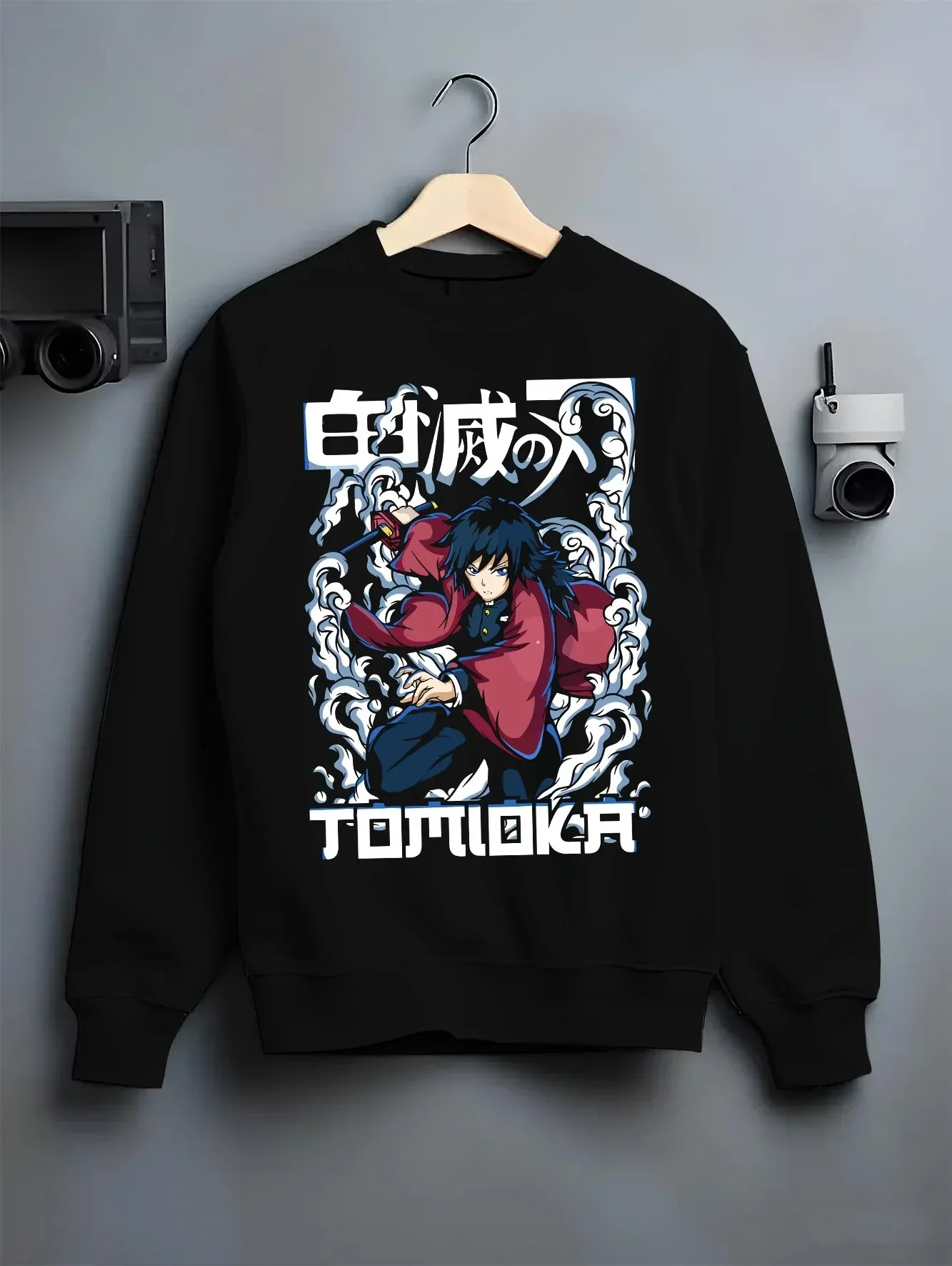 Giyu Tomioka Demon Slayer Hoodie Dynamic Pose - Image 6