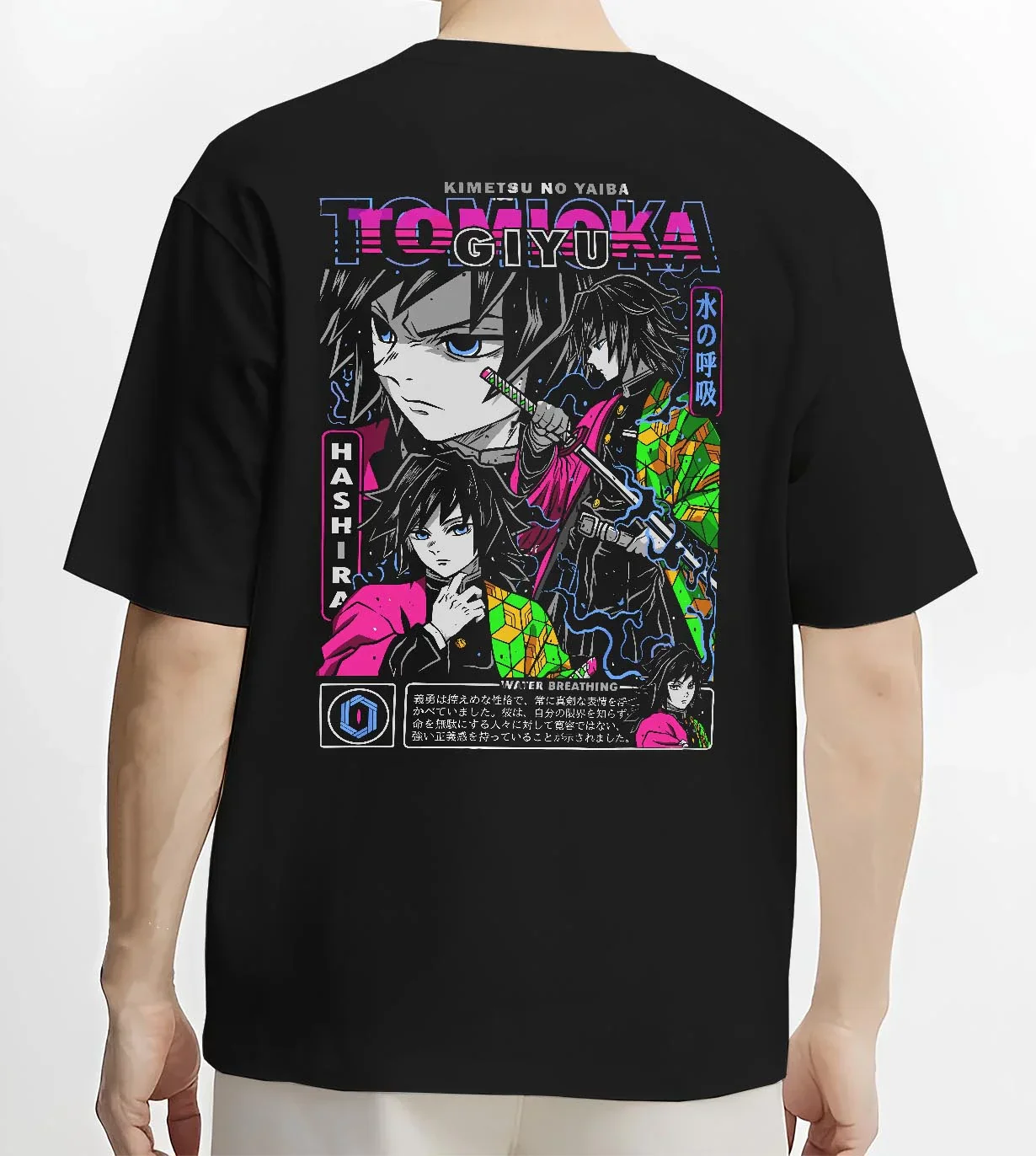 Giyu Tomioka Demon Slayer Hoodie Hashira Guard - Image 4