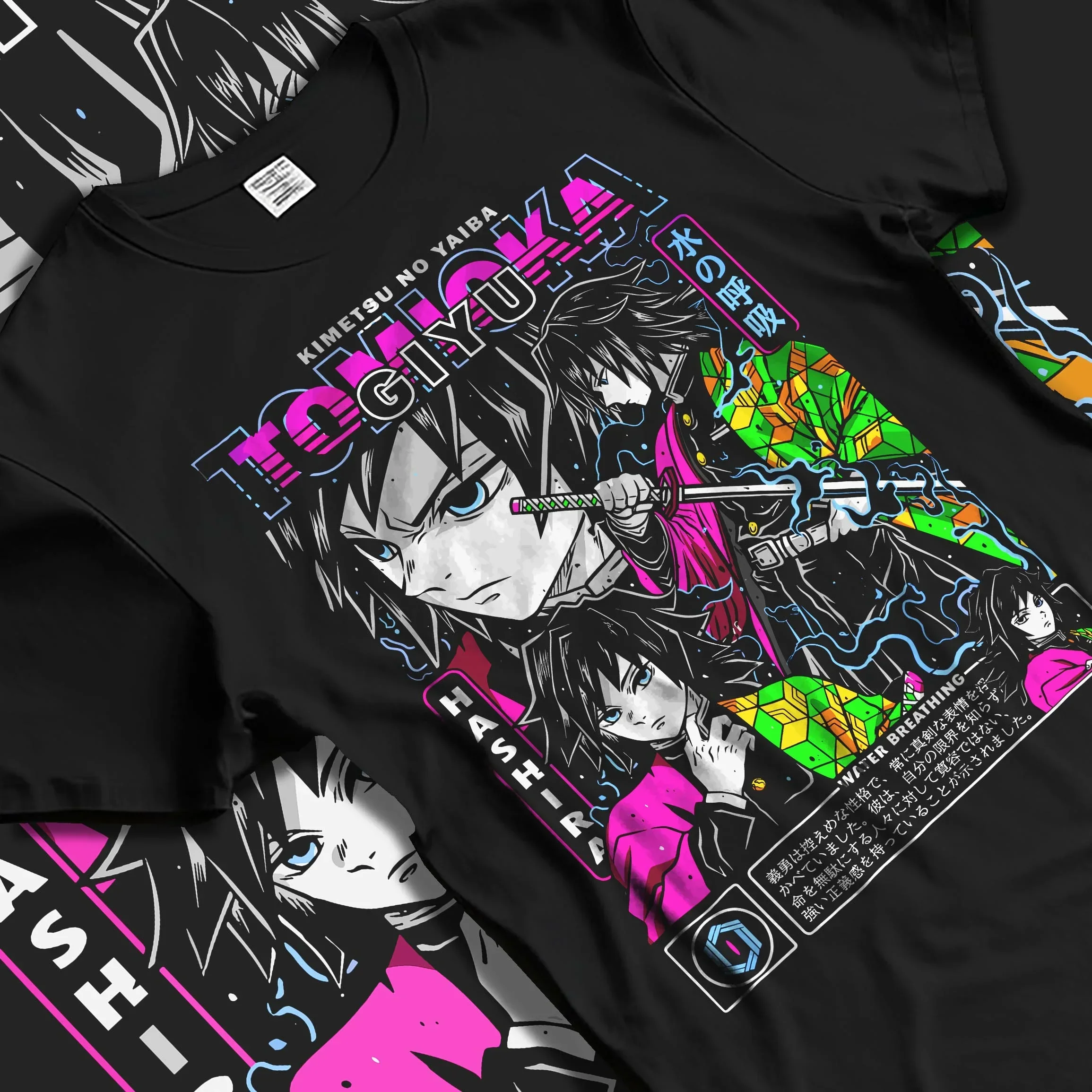 Giyu Tomioka Demon Slayer Hoodie Hashira Guard - Image 5
