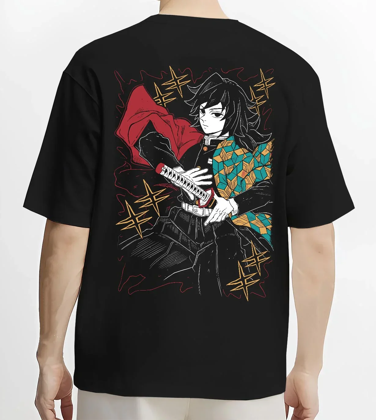 Giyu Tomioka Kimetsu no Yaiba Hoodie Swift Strike - Image 4