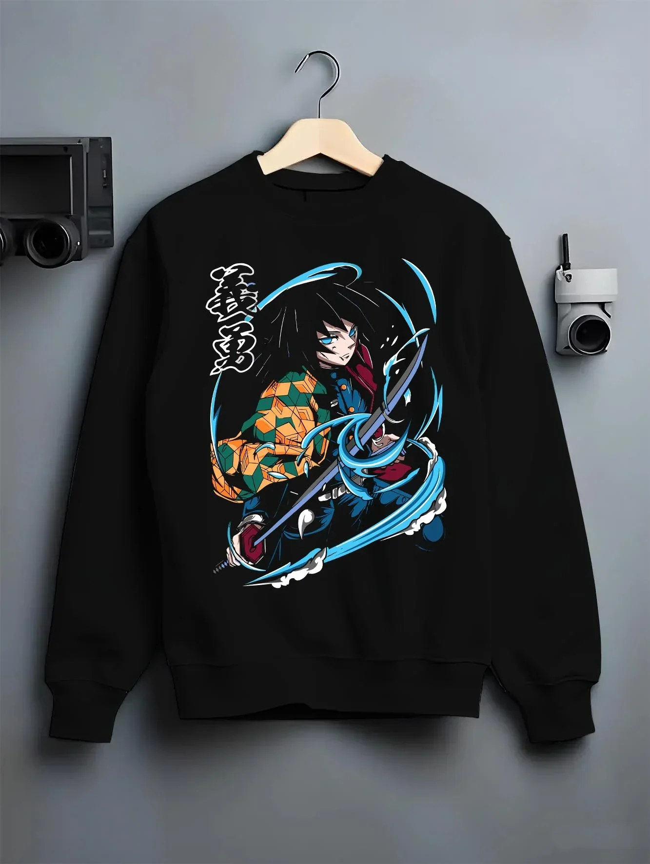 Giyu Tomioka Demon Slayer Hoodie Sword Slash - Image 6