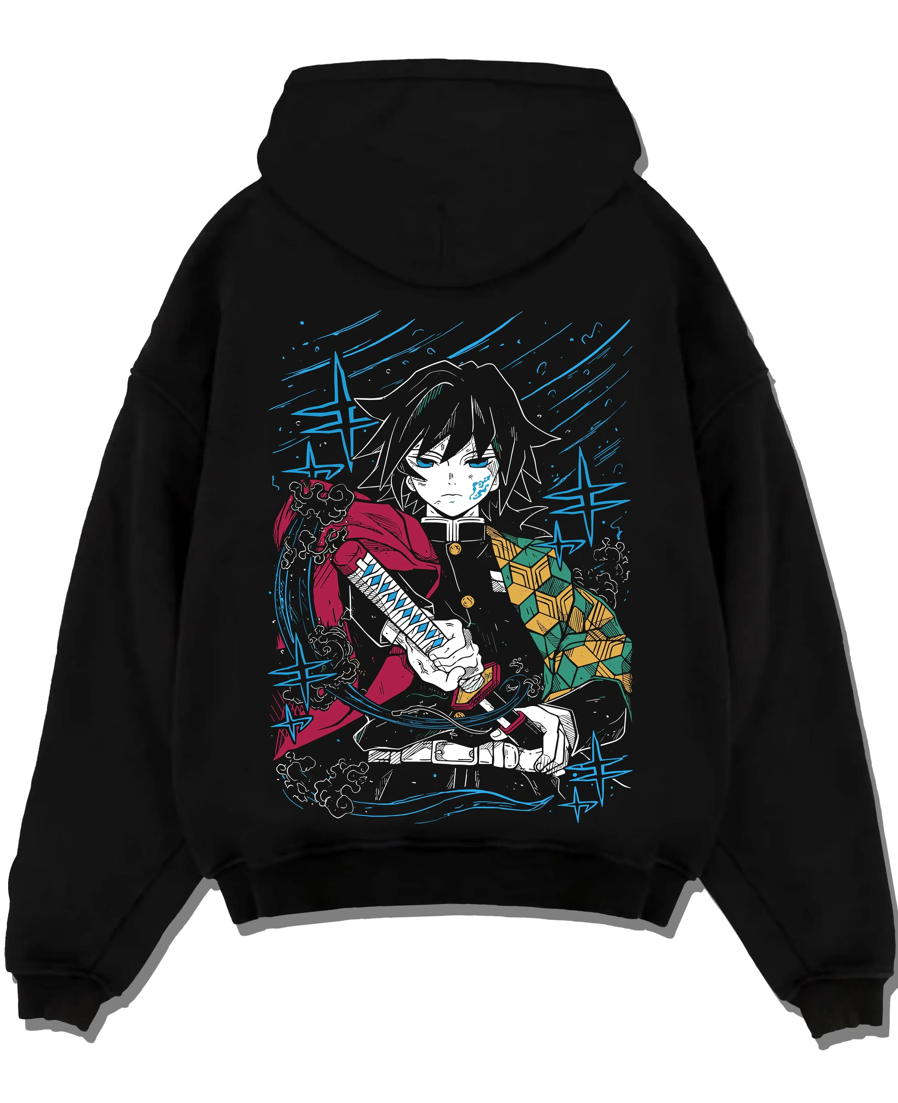 Giyu Tomioka Kimetsu no Yaiba Hoodie Upgraded Power
