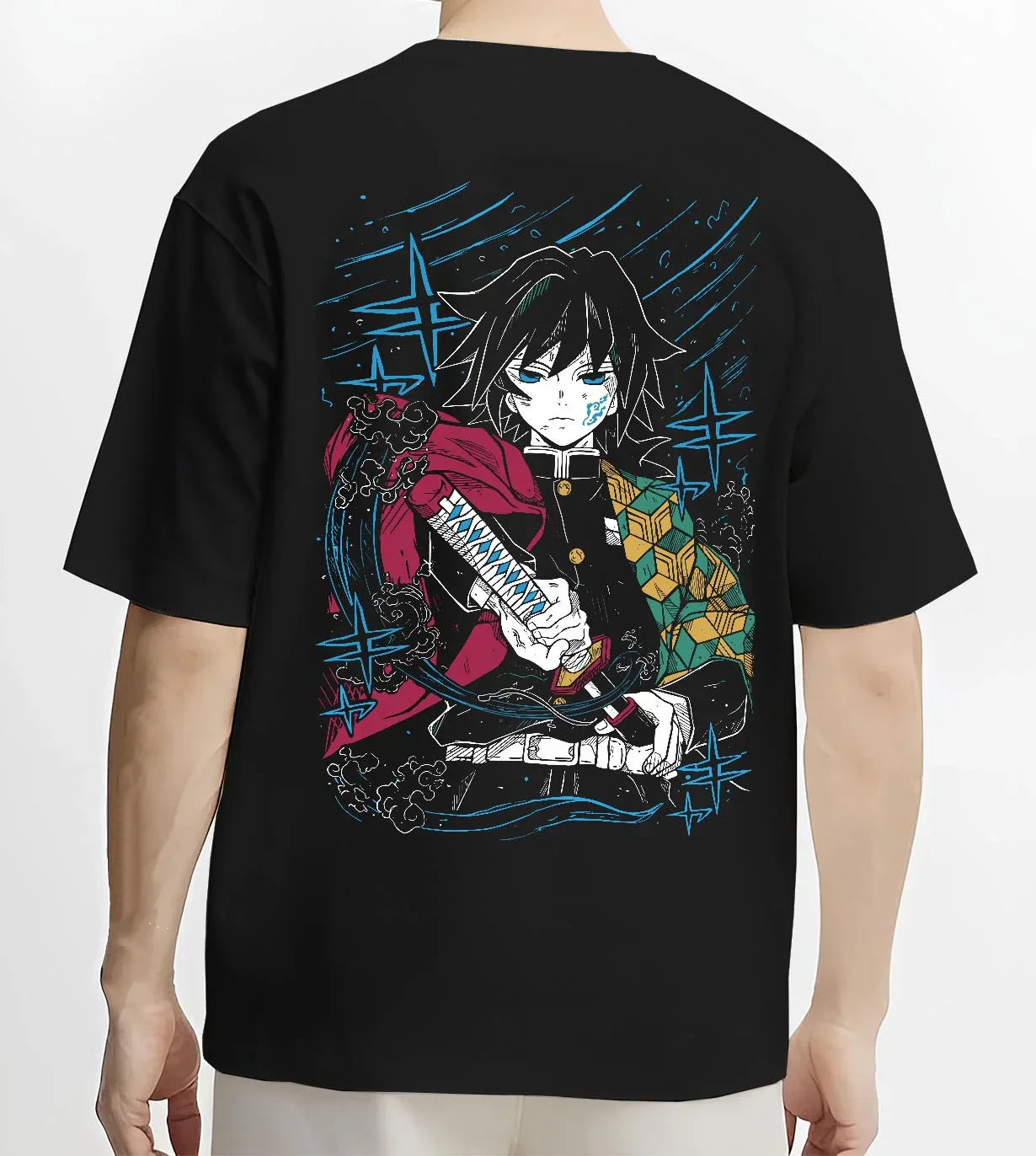 Giyu Tomioka Kimetsu no Yaiba Hoodie Upgraded Power - Image 4
