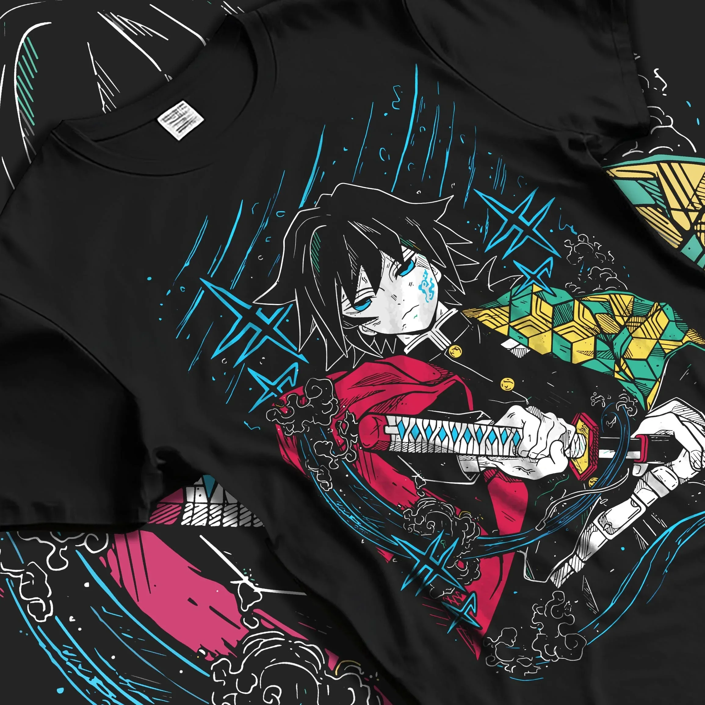 Giyu Tomioka Kimetsu no Yaiba Hoodie Upgraded Power - Image 5