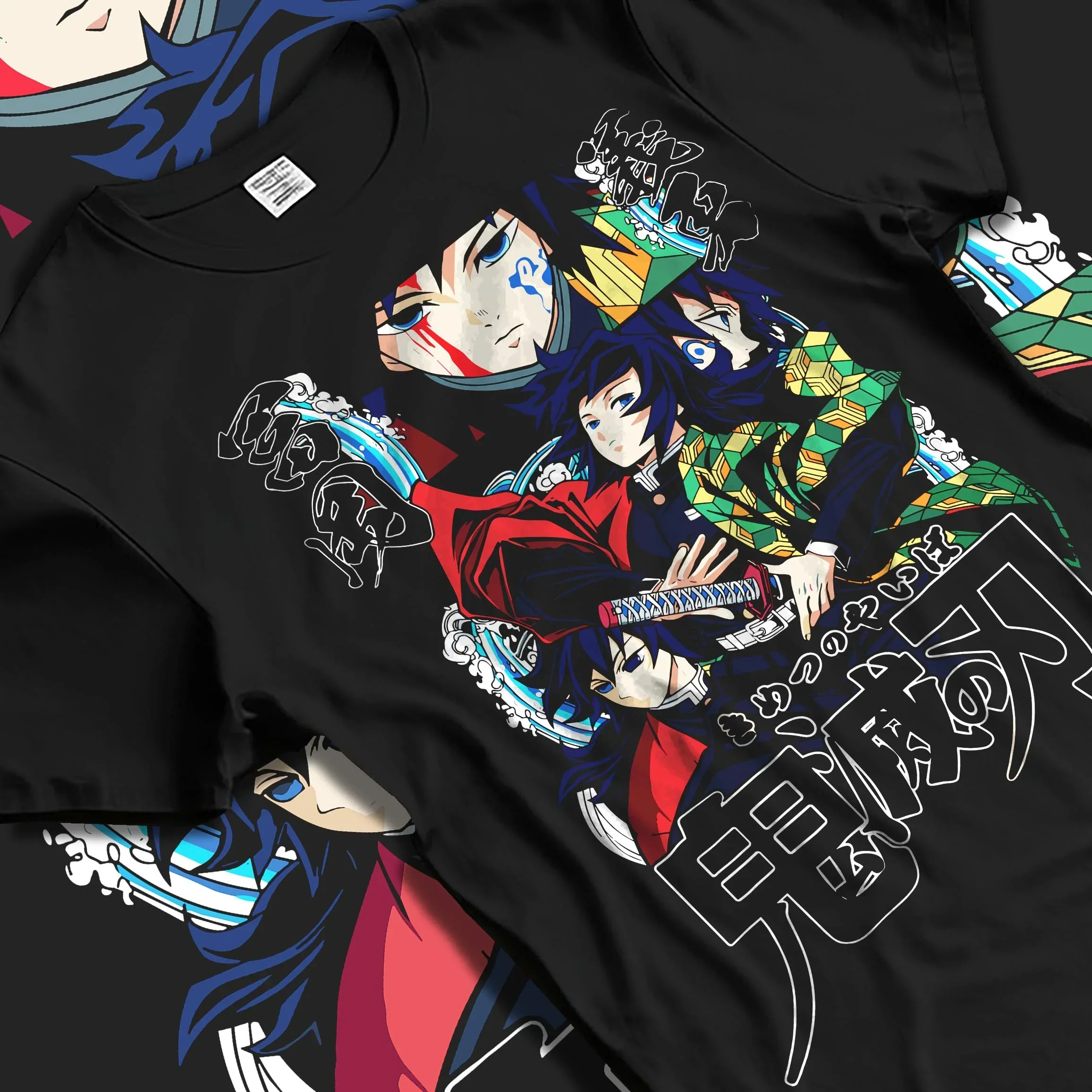Giyu Tomioka Demon Slayer Hoodie Water Pillar - Image 5