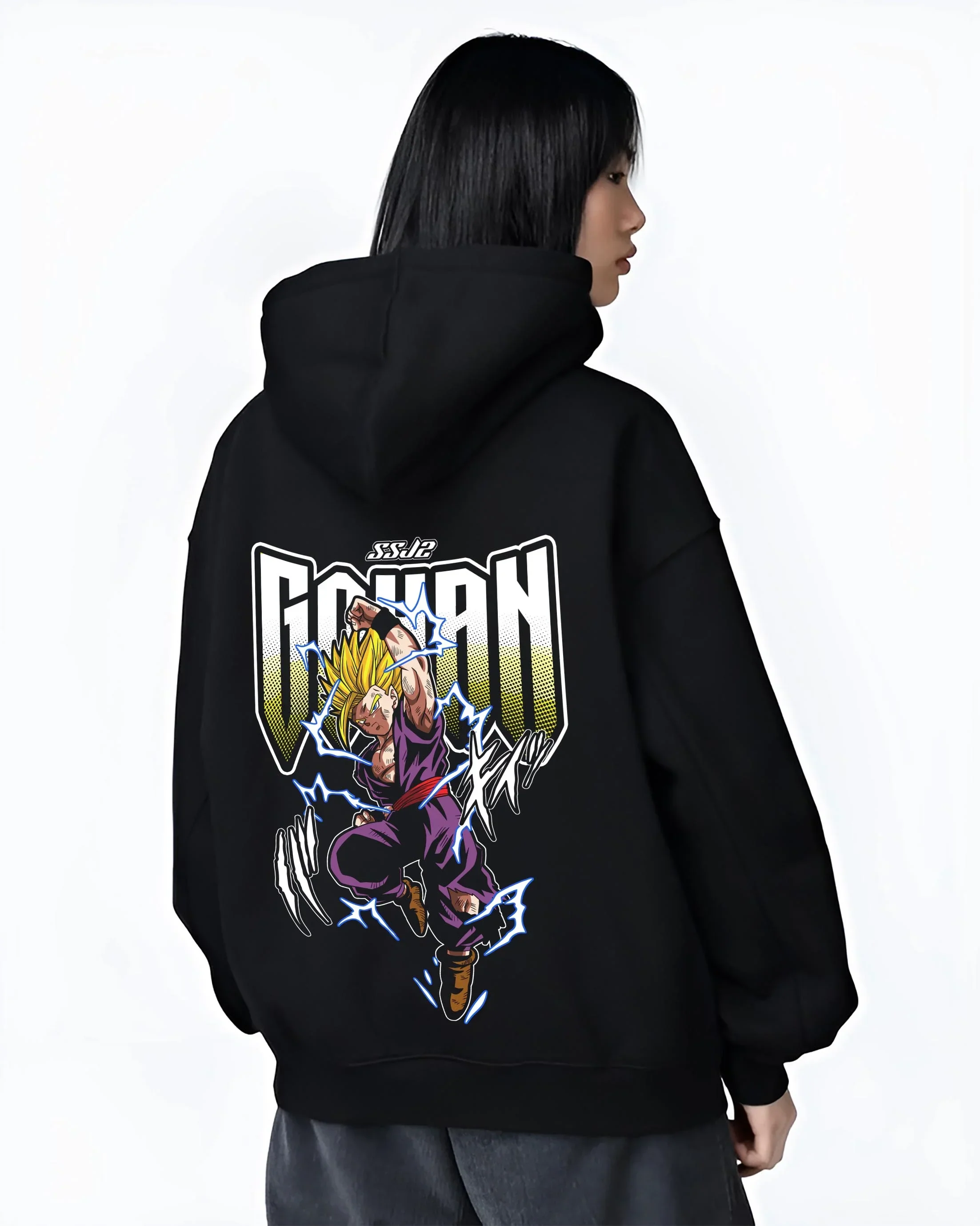 Gohan Dragon Ball Z Hoodie Super Saiyan Rage Power - Image 3