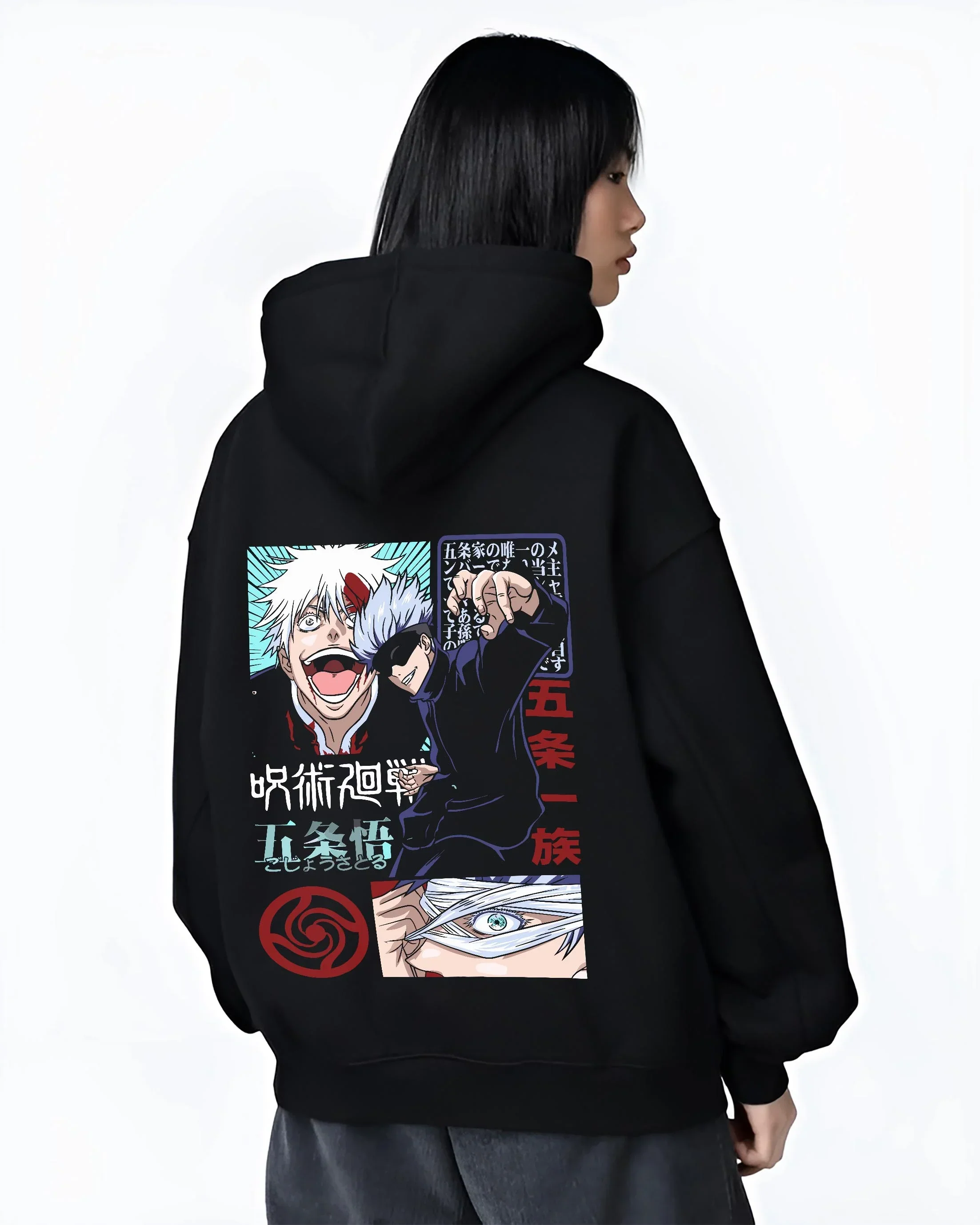 Satoru Gojo Jujutsu Kaisen Hoodie Infinity Battle Mode - Image 3