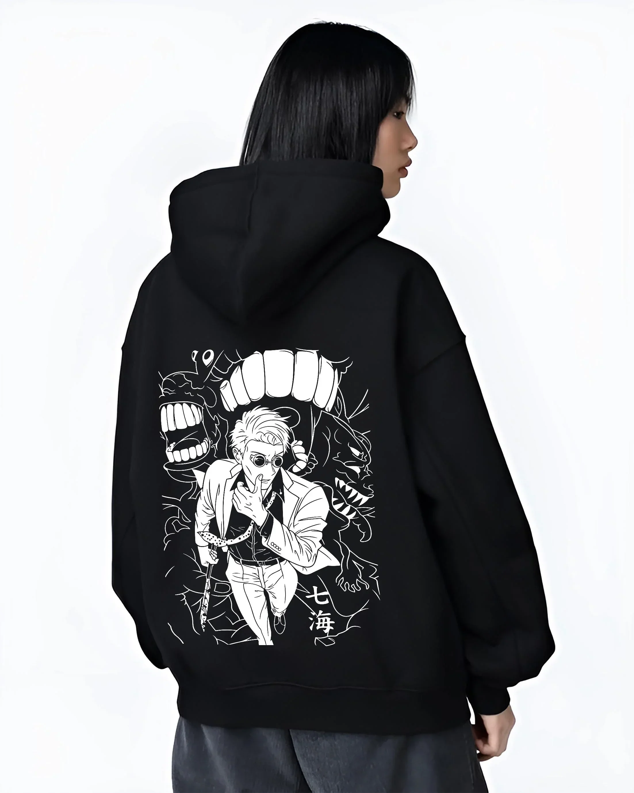 Gojo Jujutsu Kaisen Hoodie Dark Energy Limitless Curse - Image 3
