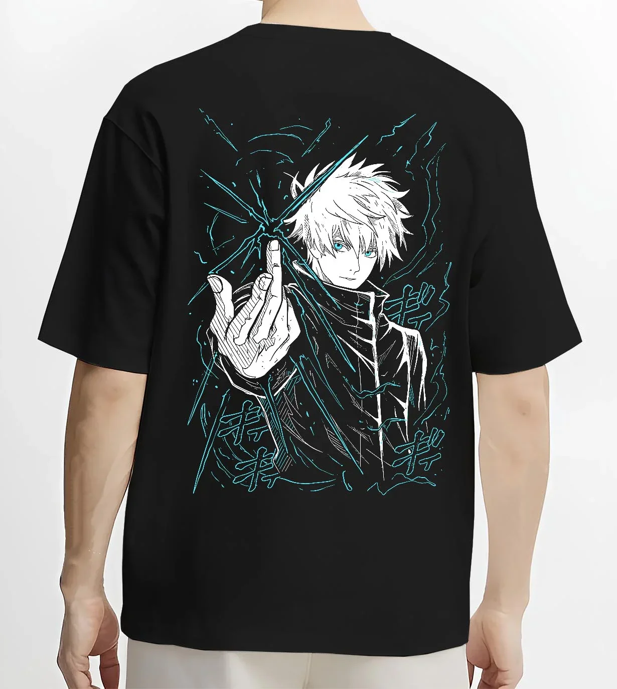 Gojo Jujutsu Kaisen Hoodie Epic Clash Limitless Energy - Image 4