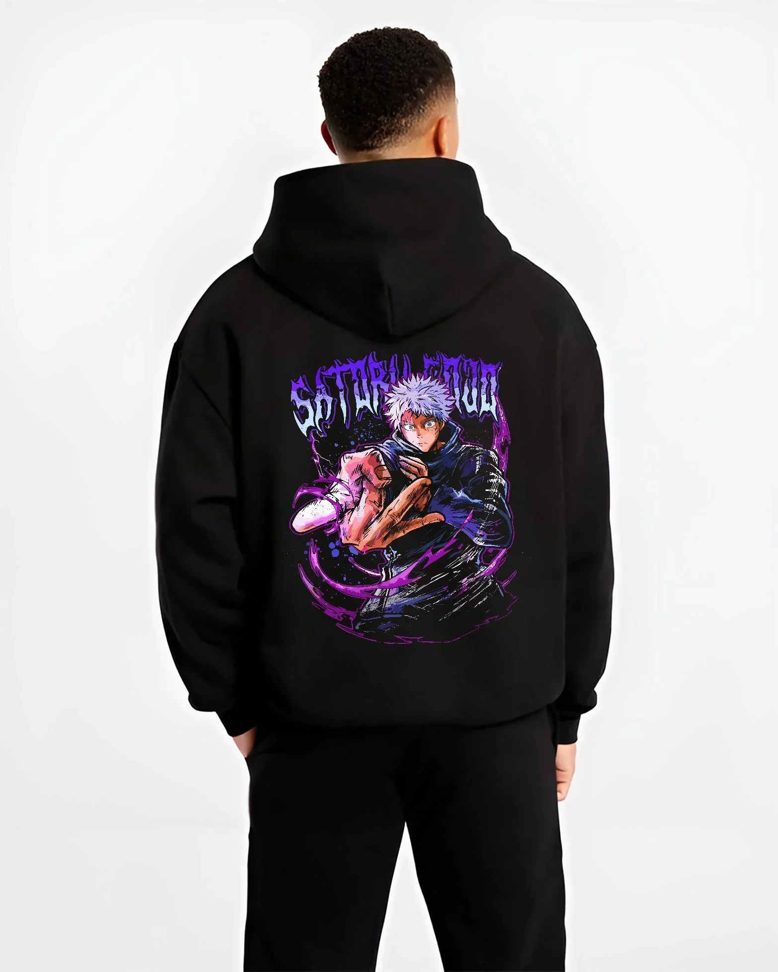 Gojo Jujutsu Kaisen Hoodie Infinity Hero Pose Sorcerer - Image 2